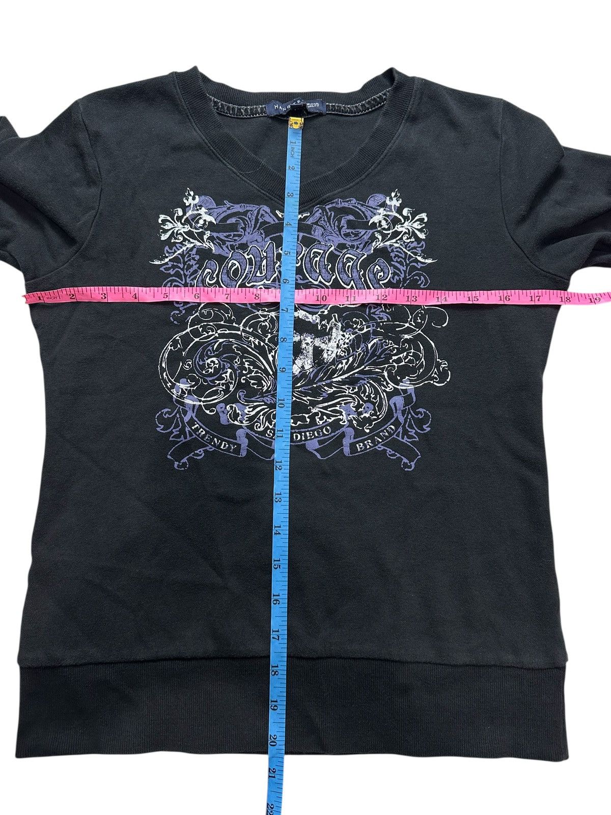 Hysteric Glamour HANGTEN TRIBAL GOTHIC Poem Rock Punk Like Sweatshirt Y2k Size M / US 6-8 / IT 42-44 - 6 Thumbnail