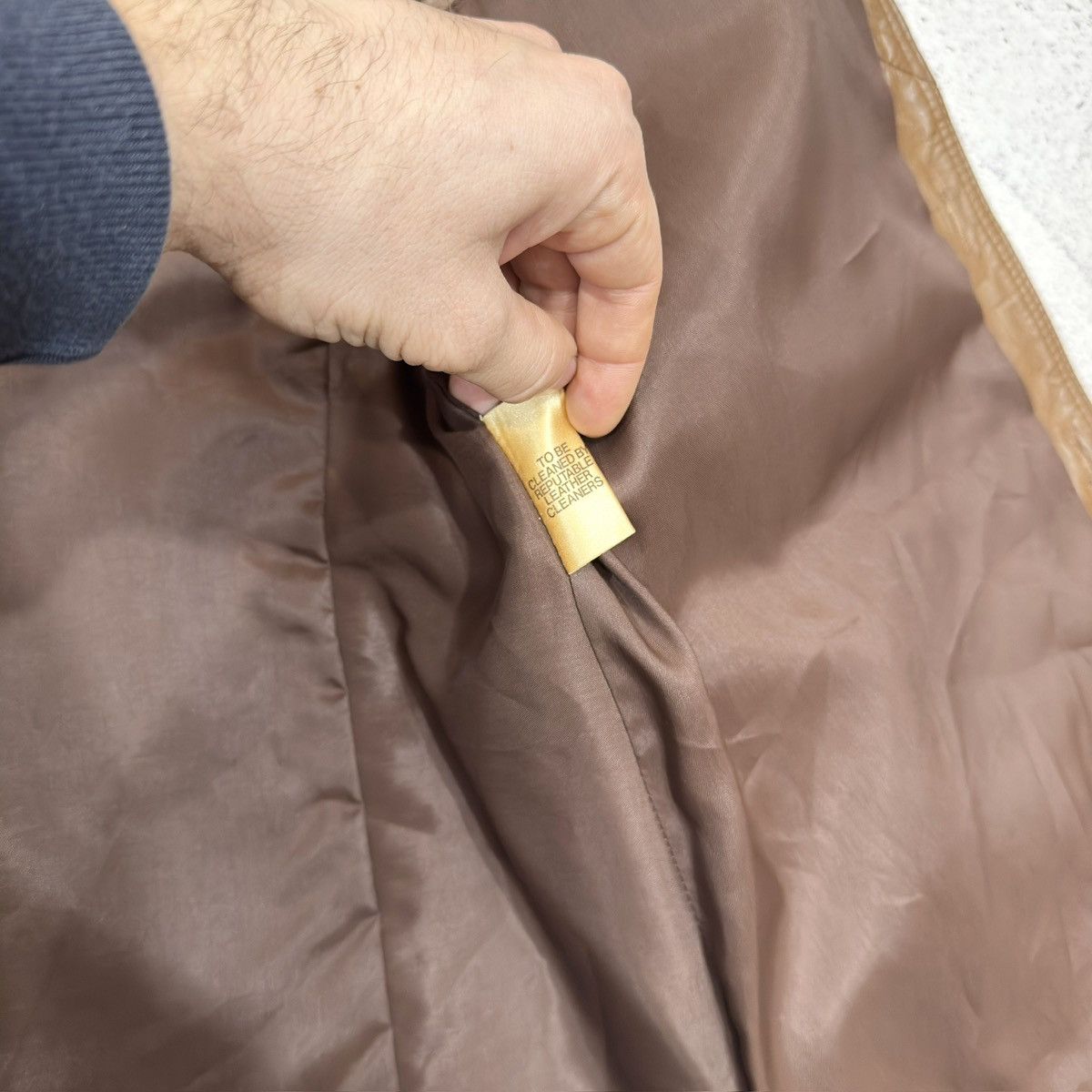 Vintage Vintage Mens Brown Leather Jacket M size Size US M / EU 48-50 / 2 - 11 Thumbnail