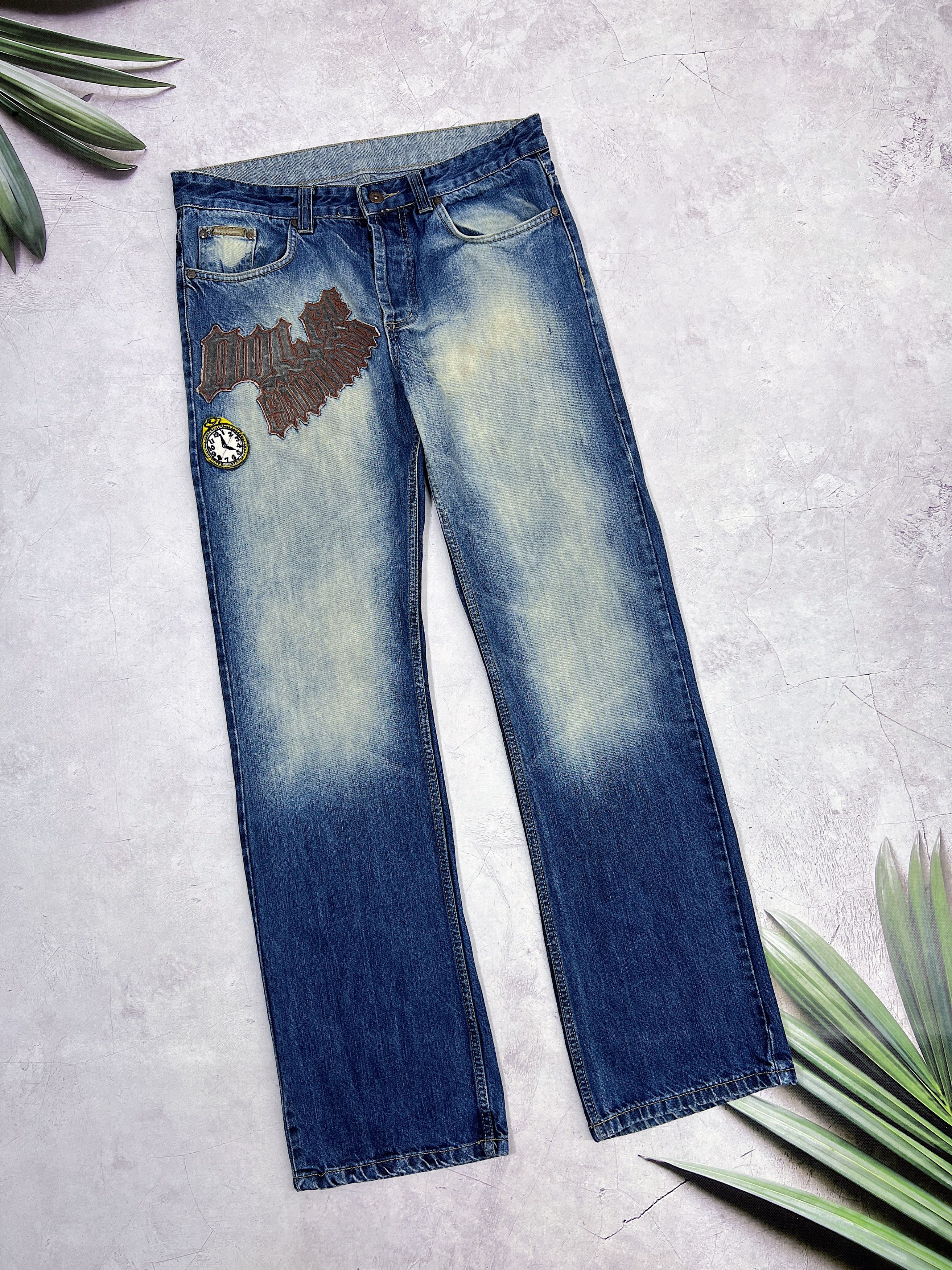 Vintage Dolce & Gabbana Distressed Denim Pants Jeans