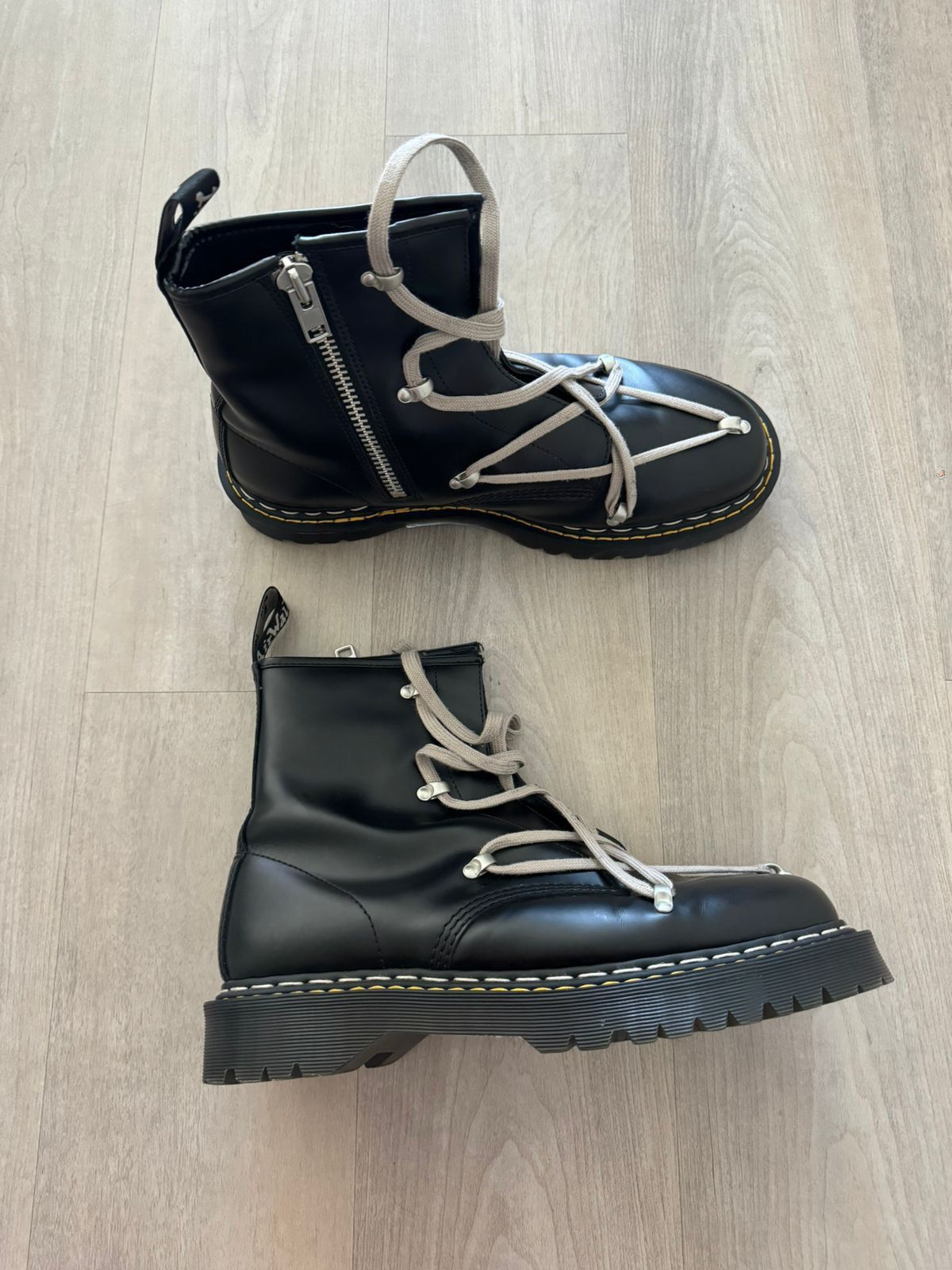 Dr. Martens × Rick Owens Rick Owens Dr. Martens Pentagram 1460 Boots Size US 14 / EU 47 - 3 Thumbnail