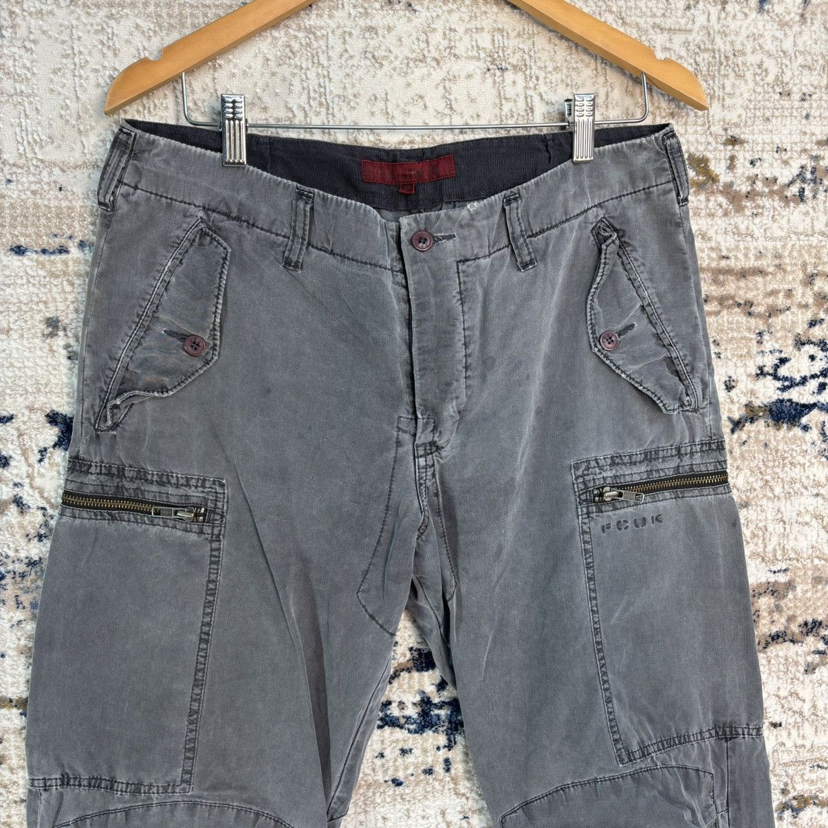 FCUK FCUK Cargo Pants Multi Zipper Pocket Streetwear Design Size US 32 / EU 48 - 2 Thumbnail