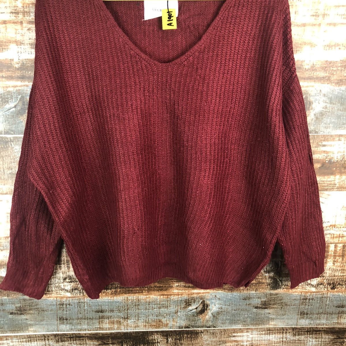 Homespun Knitwear × Japanese Brand Archives Maroon Knitwear #A1901 Size M / US 6-8 / IT 42-44 - 6 Thumbnail