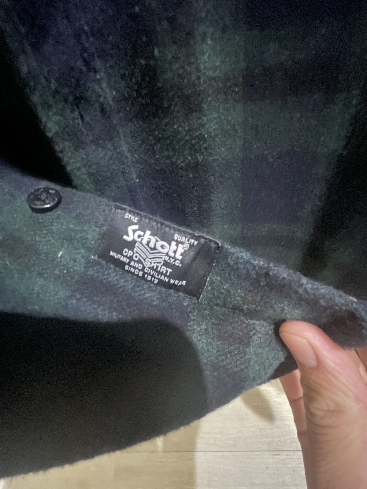 Schott Schott cpo wool shirt, medium Size US M / EU 48-50 / 2 - 3 Thumbnail