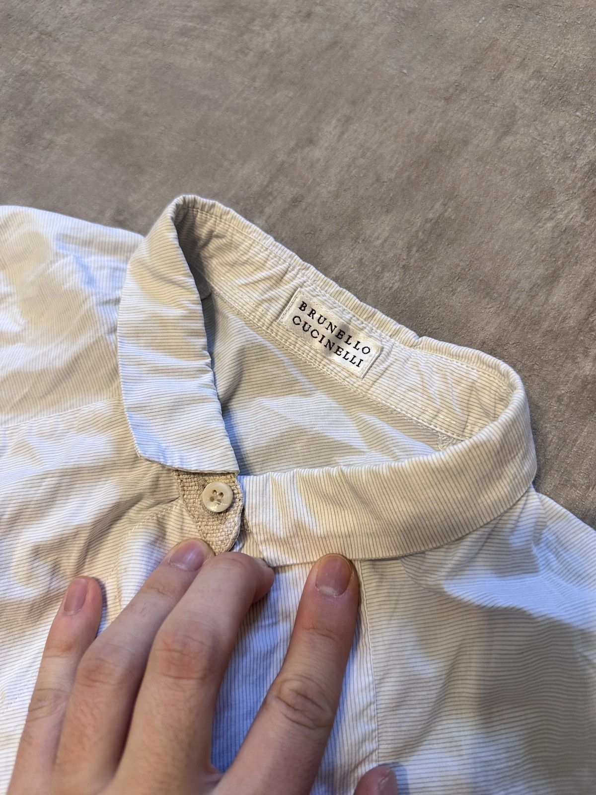 Brunello Cucinelli Brunello Cucinelli Shirt Button Up Made in Italy Size S / US 4 / IT 40 - 2 Thumbnail