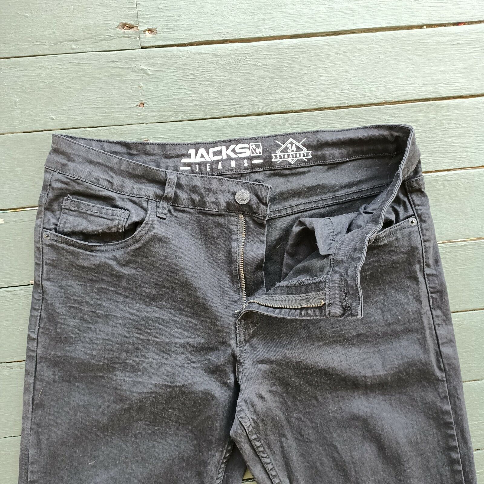 Designer Jacks Mens Jeans Denim Straight Leg Cotton Stretch Casual Size US 34 / EU 50 - 5 Thumbnail