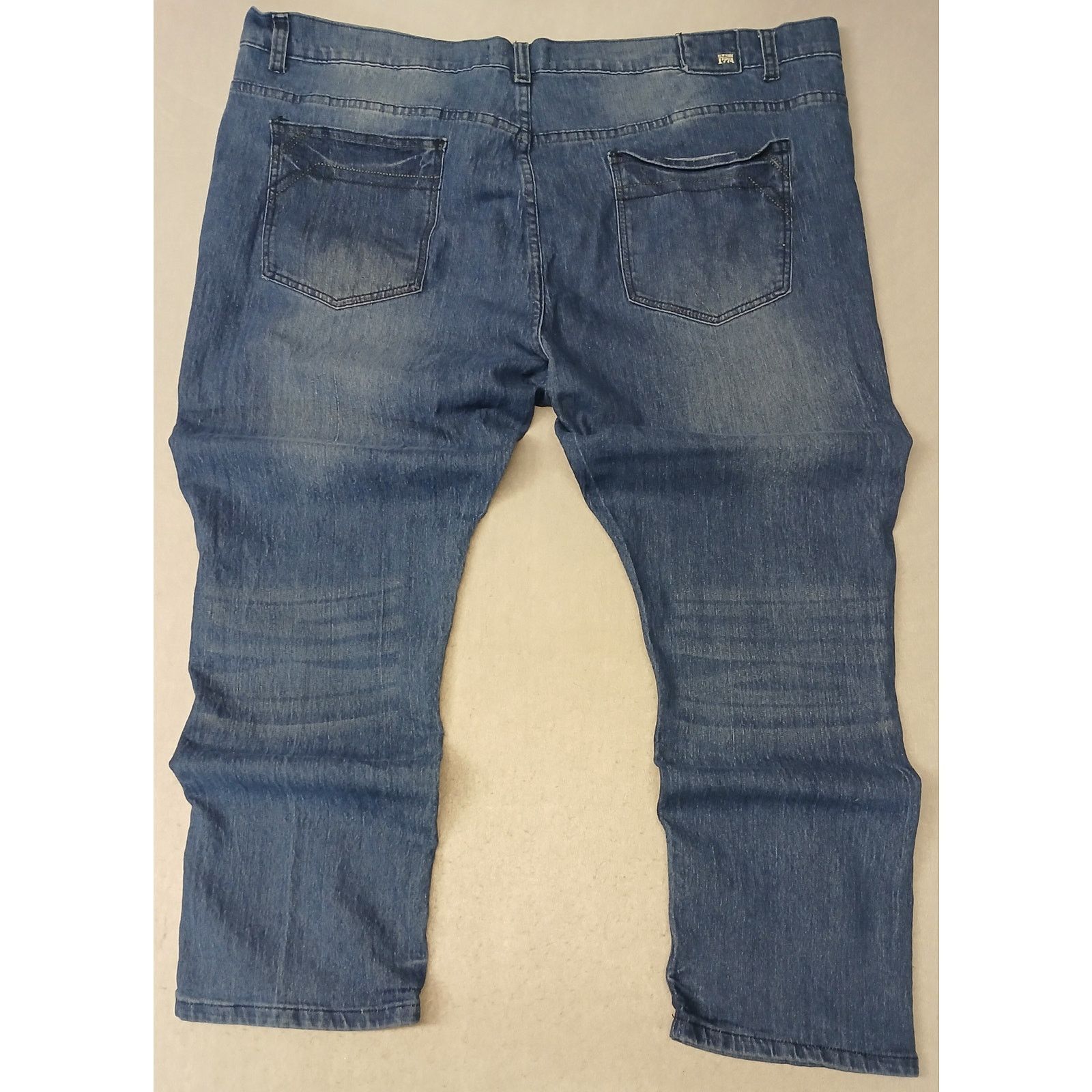 Colours Colours (46x30) Men's Stretch Straight Blue Denim Jeans Size US 30 / EU 46 - 9 Thumbnail