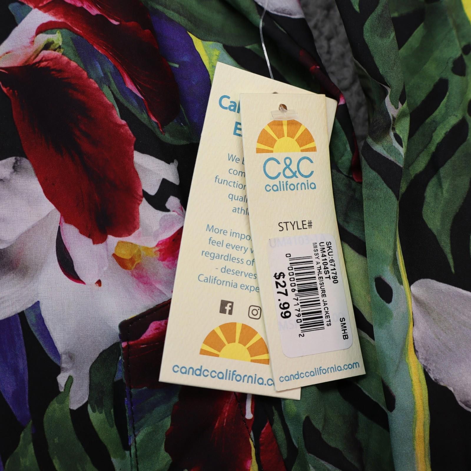 Other Jacket Womens Large Floral New C&C California NWT Size L / US 10 / IT 46 - 4 Thumbnail