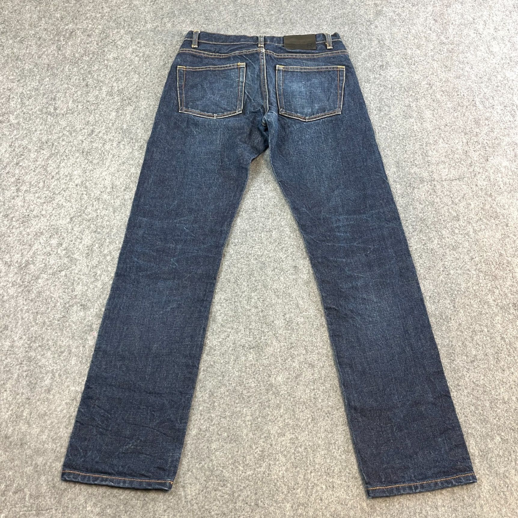 Reiss Reiss Shackleton Jeans Slim Denim 28 30 Dark Wash Blue Indigo 5-Pocket Mens Regular Slim Fit Button Denim Shirt? Size US 28 / EU 44 - 2 Thumbnail