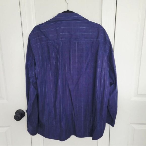 Kenneth Cole Regular Fit Checkered Long Slv Button-Up Shirt Fall Winter Size US XL / EU 56 / 4 - 7 Thumbnail