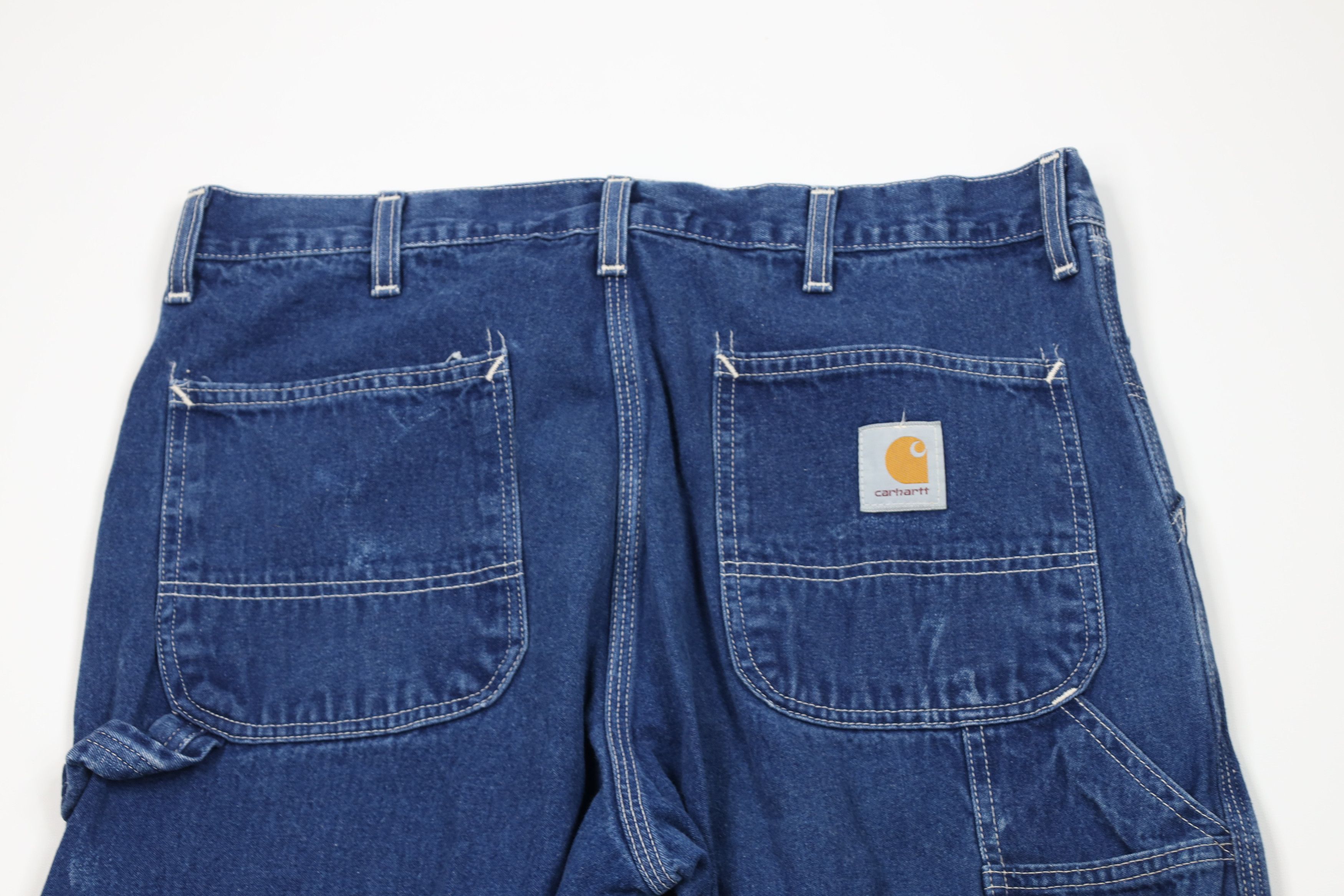 Carhartt Vintage 90s Carhartt Wide Leg Dungaree Denim Jeans Cotton Size US 36 / EU 52 - 11 Thumbnail