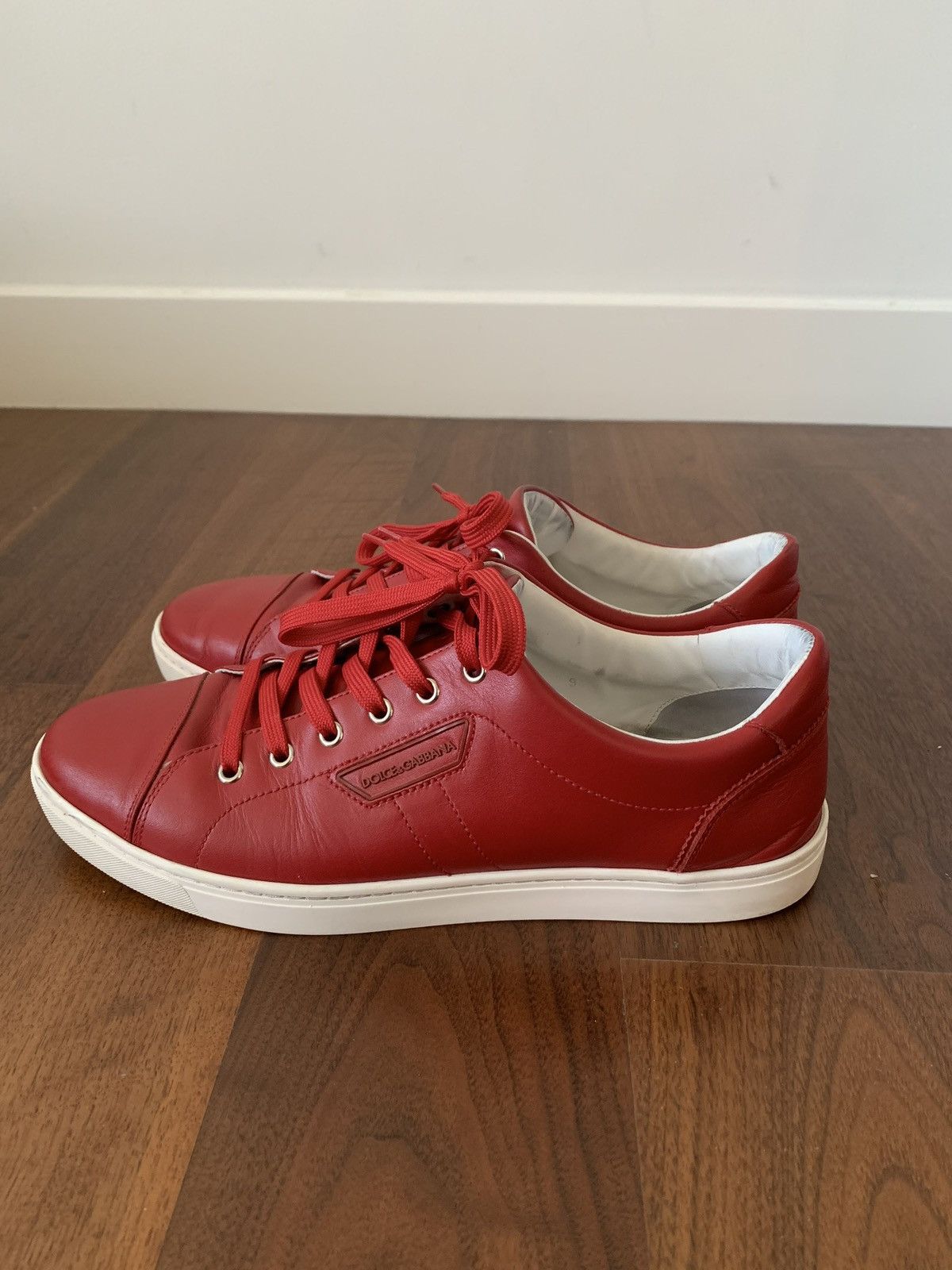 Dolce & Gabbana Dolce & Gabbana Leather Sneakers Size US 10.5 / EU 43-44 - 2 Thumbnail