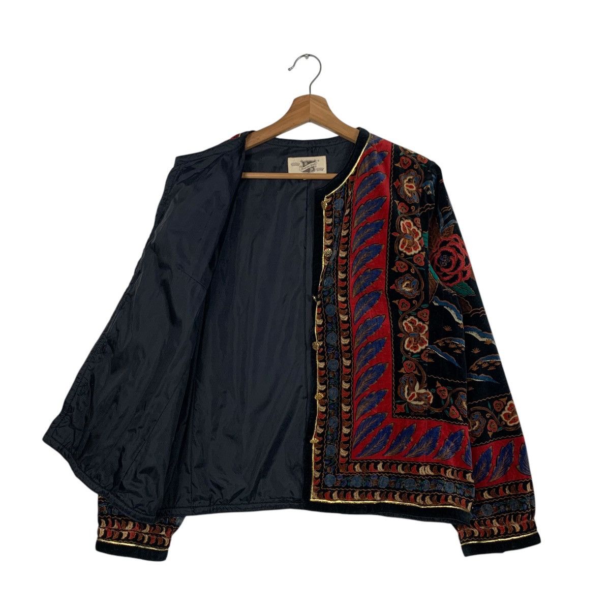 Japanese Brand SAXTON HALL Japan Bohemian Oriental Style Jacket #1820-C22 Size M / US 6-8 / IT 42-44 - 9 Thumbnail