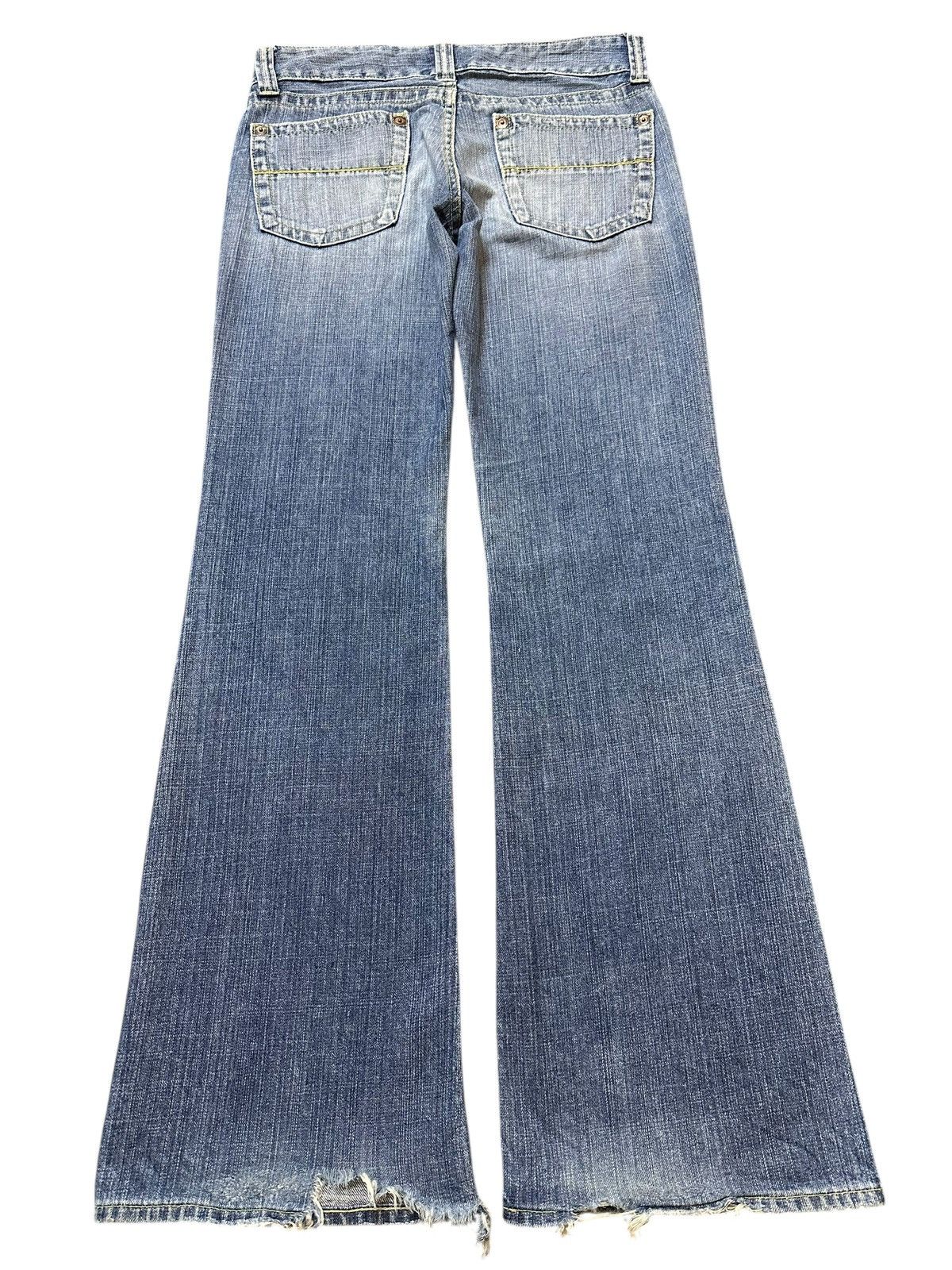 Uniqlo Vintage Japanese Uniqlo Blue Stone Wash Bootcut Wide Leg Size US 31 - 2 Thumbnail