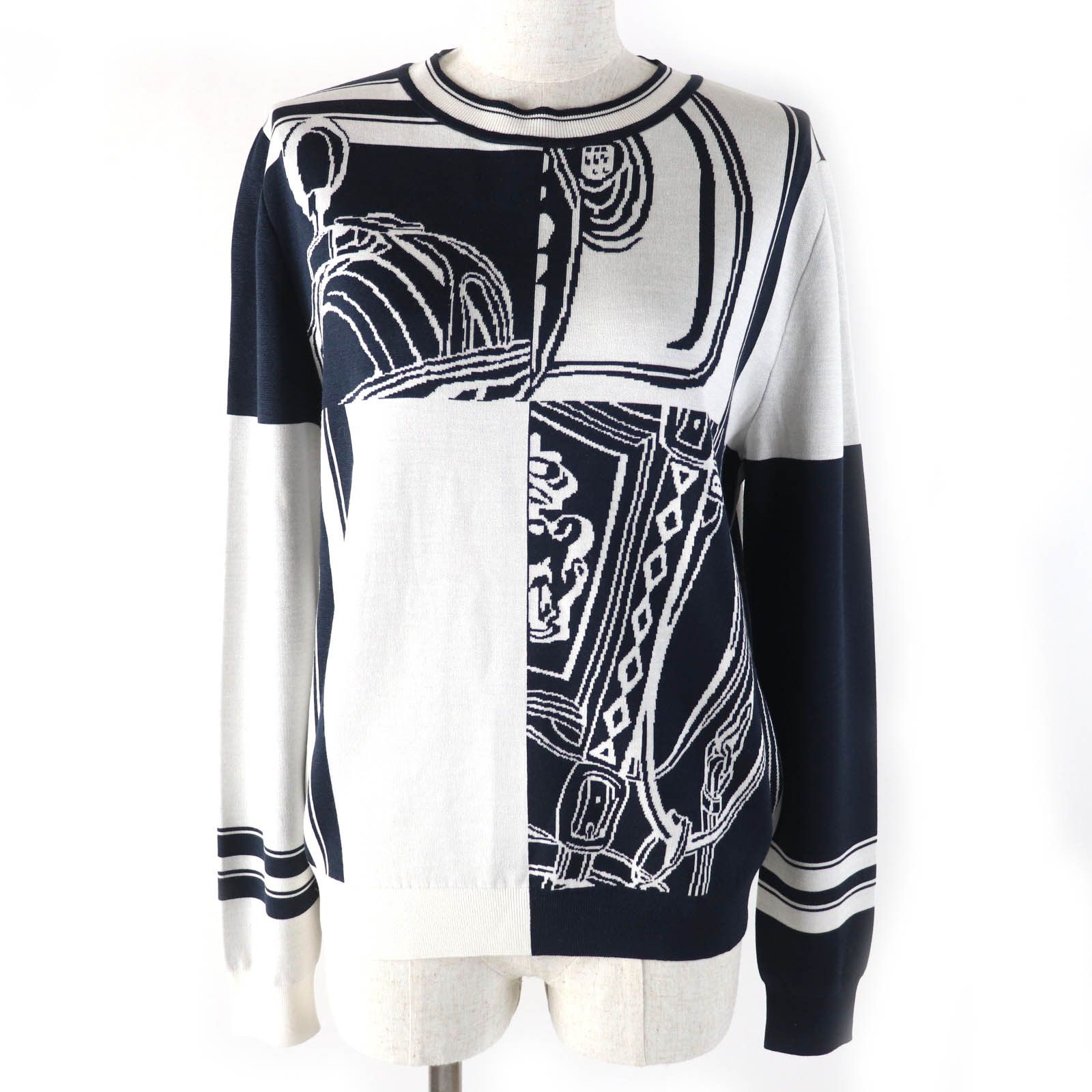 Hermes Hermes Hermes Brides de Gala Disorder Silk Nylon Knit Others Tops Size ONE SIZE - 1 Thumbnail