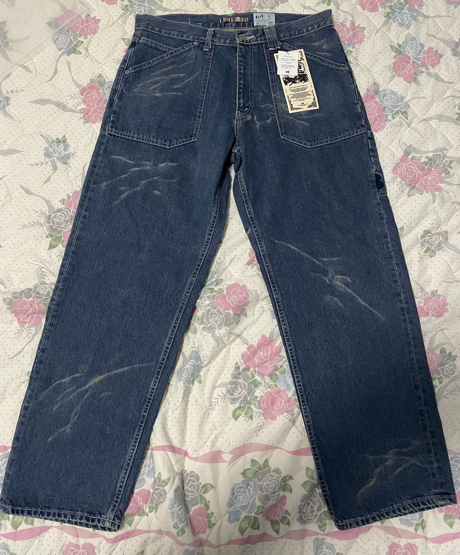 Other classic five bal Washed Denim Jeans Japan Vintage L NWT Size US 34 / EU 50 - 1 Thumbnail