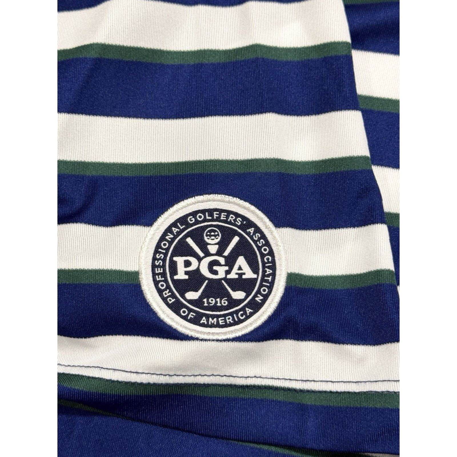 Polo Ralph Lauren Polo Ralph Lauren Polo Shirt Mens Large Blue White Short Sleeve 2021 PGA Logo Vintage No Size US L / EU 52-54 / 3 - 5 Thumbnail