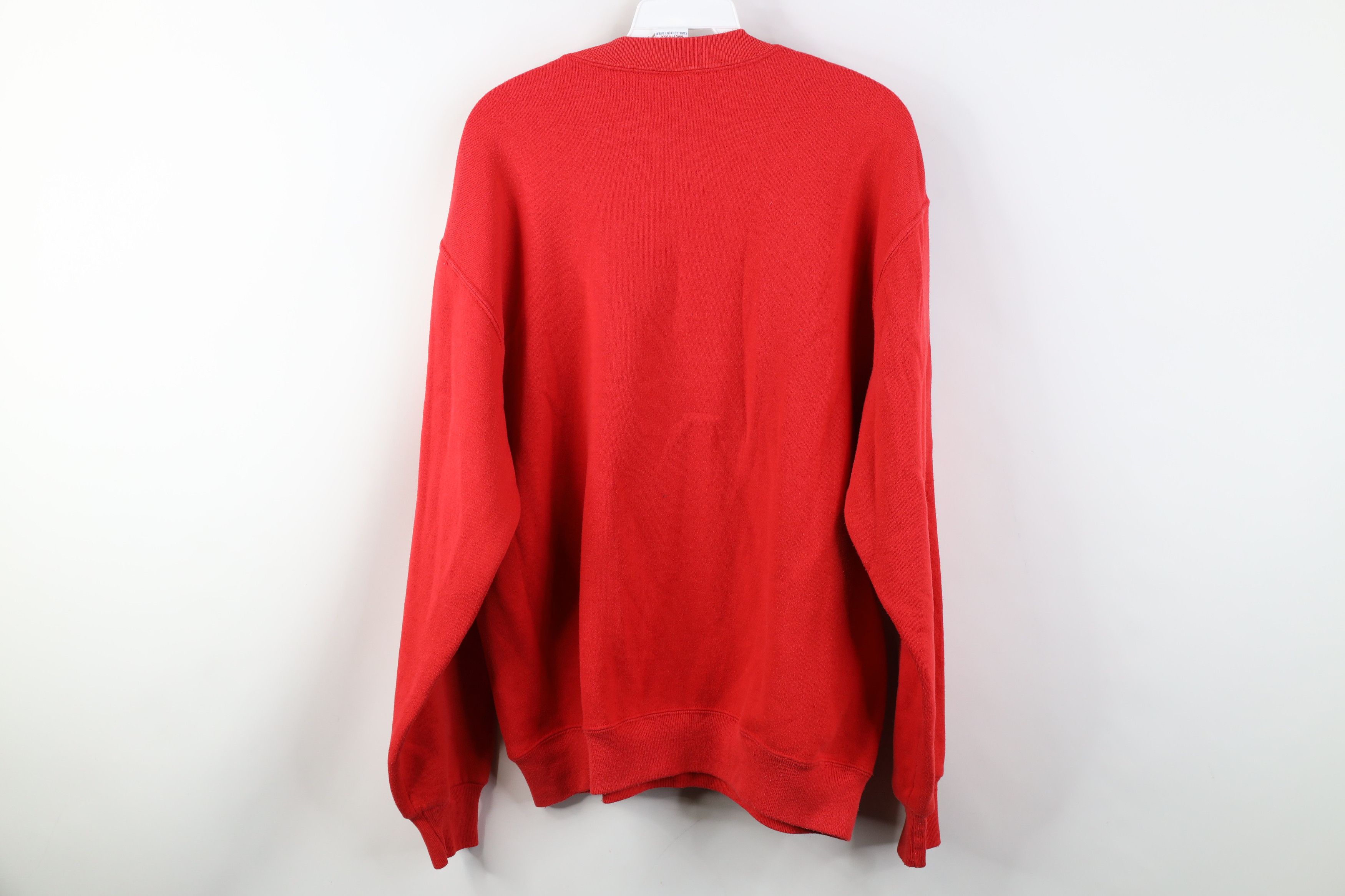 Russell Athletic Vintage 90s Russell Athletic Basketball Sweatshirt Red USA Size US L / EU 52-54 / 3 - 11 Thumbnail