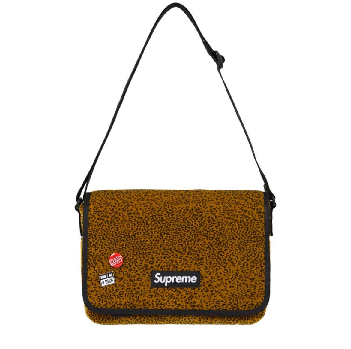 Supreme Velvet Small Messenger Bag/Tan Leopard Size ONE SIZE - 1 Thumbnail