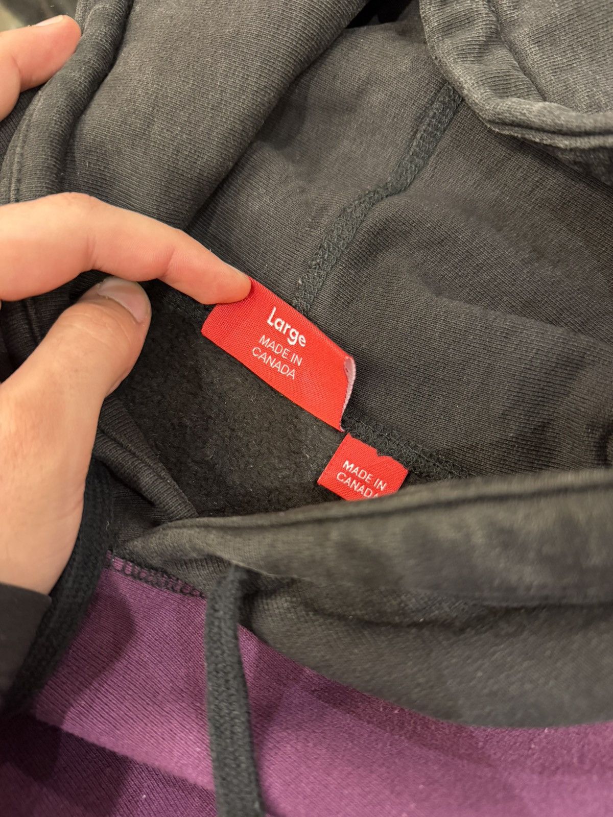 Supreme Supreme FW12 Split Pullover Hoodie Size US L / EU 52-54 / 3 - 4 Thumbnail