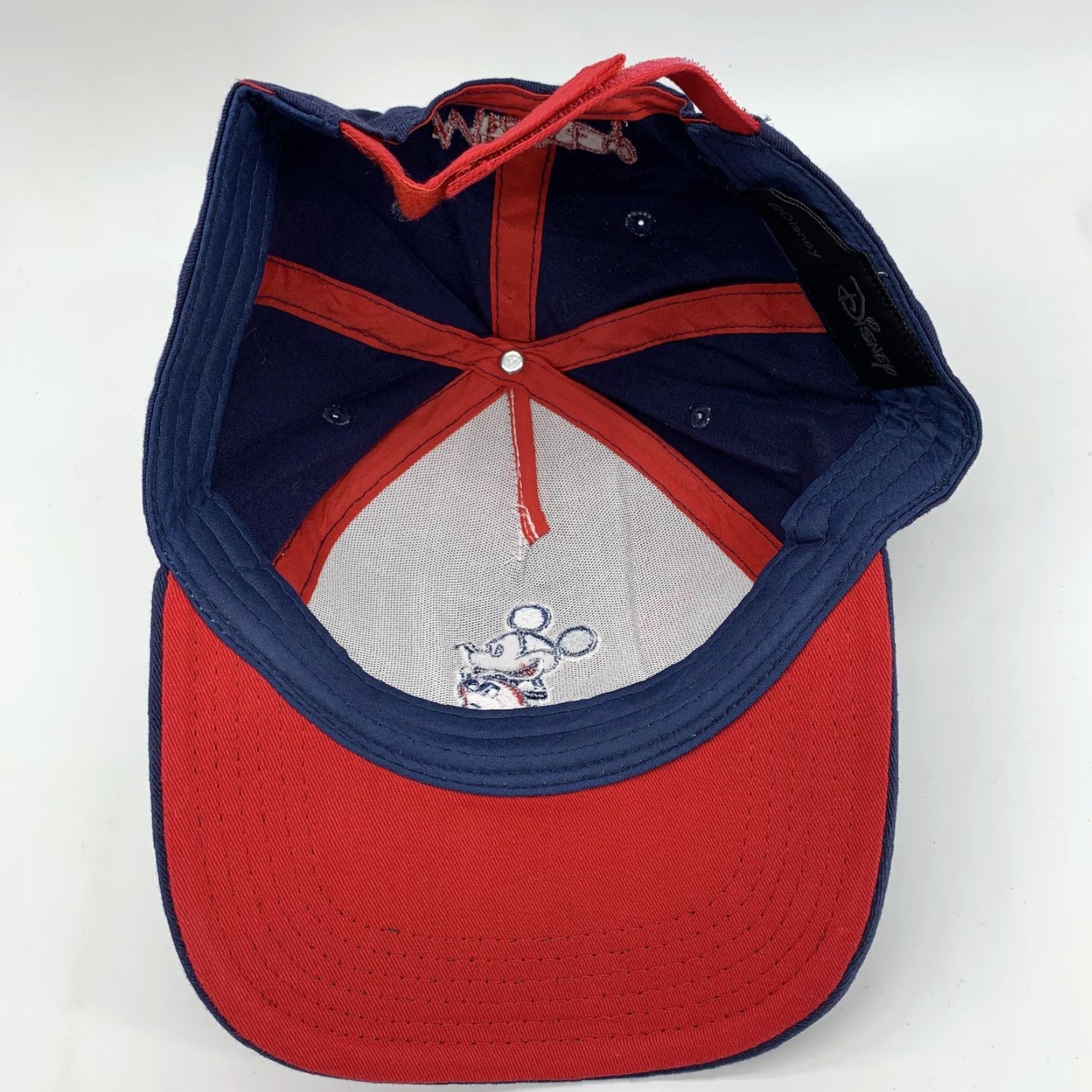 Disney Disney Mickey Mouse Hat Cap Strap Back Mens Blue Baseball USA One Size Size ONE SIZE - 5 Thumbnail