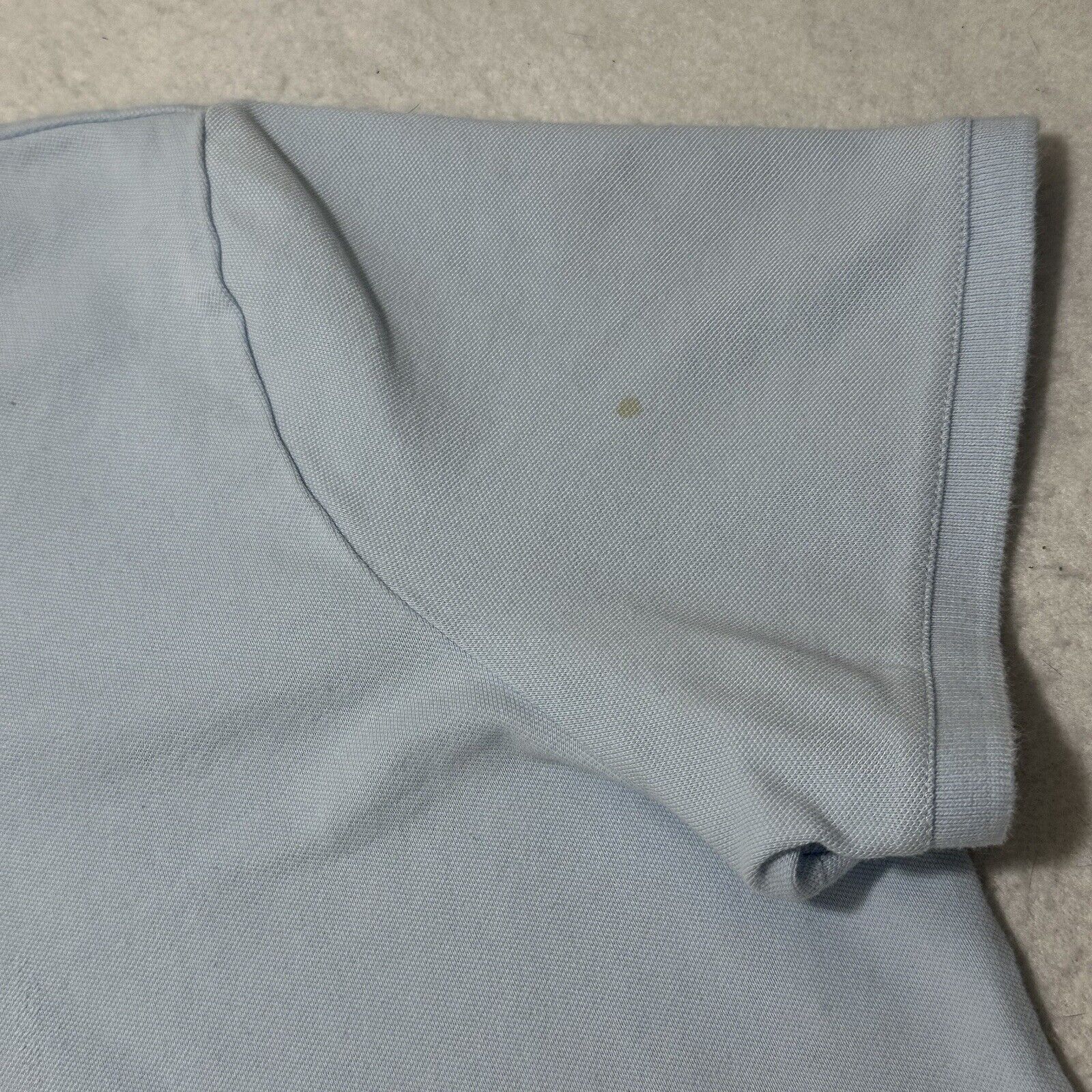 Lands' End Lands' End XL Light Blue Plaid Collared Polo Shirt Dress Size XL / US 12-14 / IT 48-50 - 4 Thumbnail