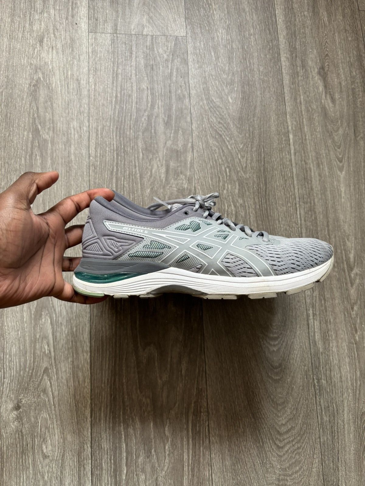 Asics Asics Womens Gel-Flux 5 Running Shoes Gray Low Top Shoes Size US 10 / IT 40 - 8 Thumbnail