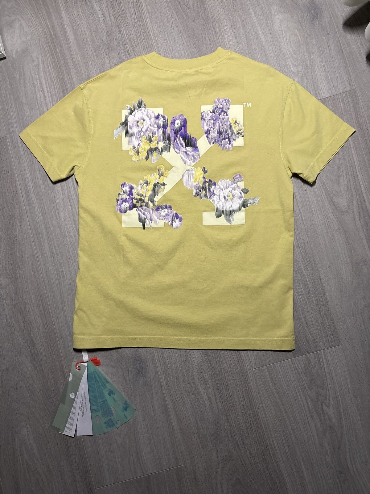 Off-White × Virgil Abloh OFF-WHITE FLOWER ARROW CASUAL TEE Size US XS / EU 42 / 0 - 1 Thumbnail