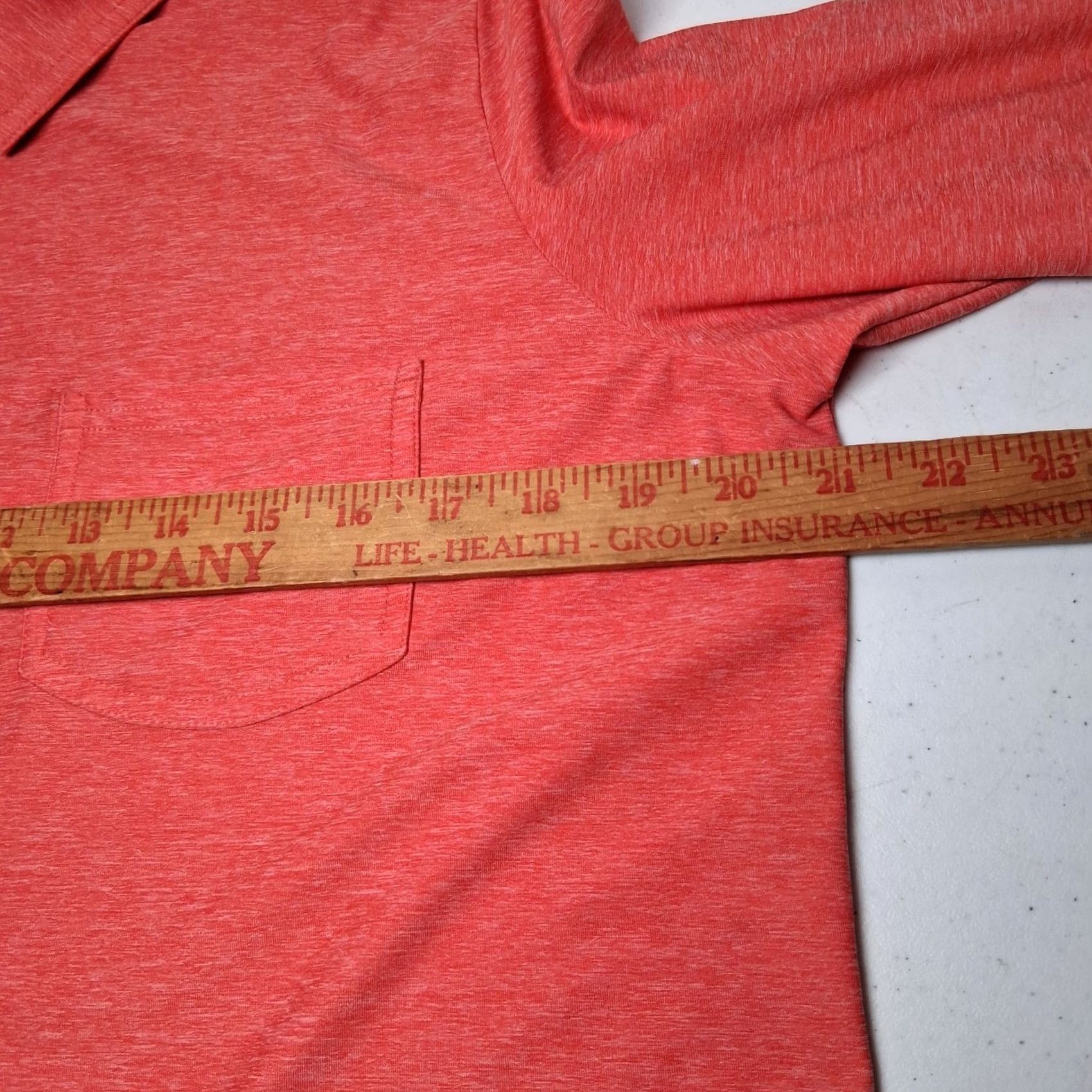Eddie Bauer Eddie Bauer Shirt L Salmon Long Slv Button Up Collared Hiking Performance READ Size L / US 10 / IT 46 - 5 Thumbnail