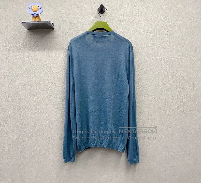 Gucci Gucci Blue knitwear sweater Size US M / EU 48-50 / 2 - 2 Thumbnail