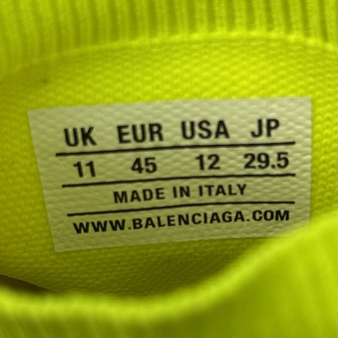 Balenciaga Balenciaga Speed 2.0 Trainer Neon Size US 12 / EU 45 - 7 Thumbnail