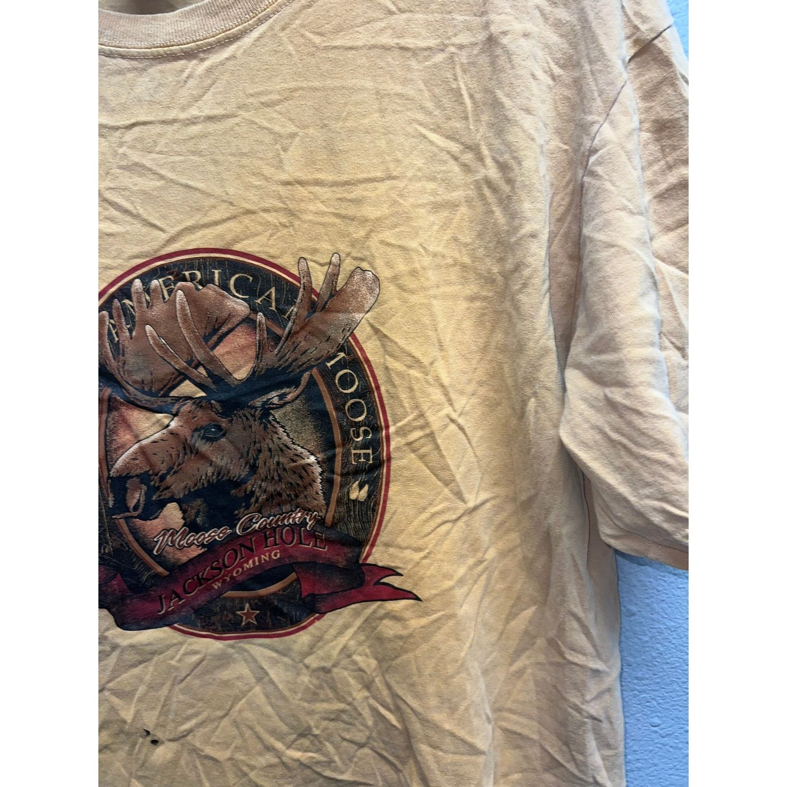 Vintage North America Moose Shirt Jackson Hole WY Vintage Large L Size US L / EU 52-54 / 3 - 6 Thumbnail
