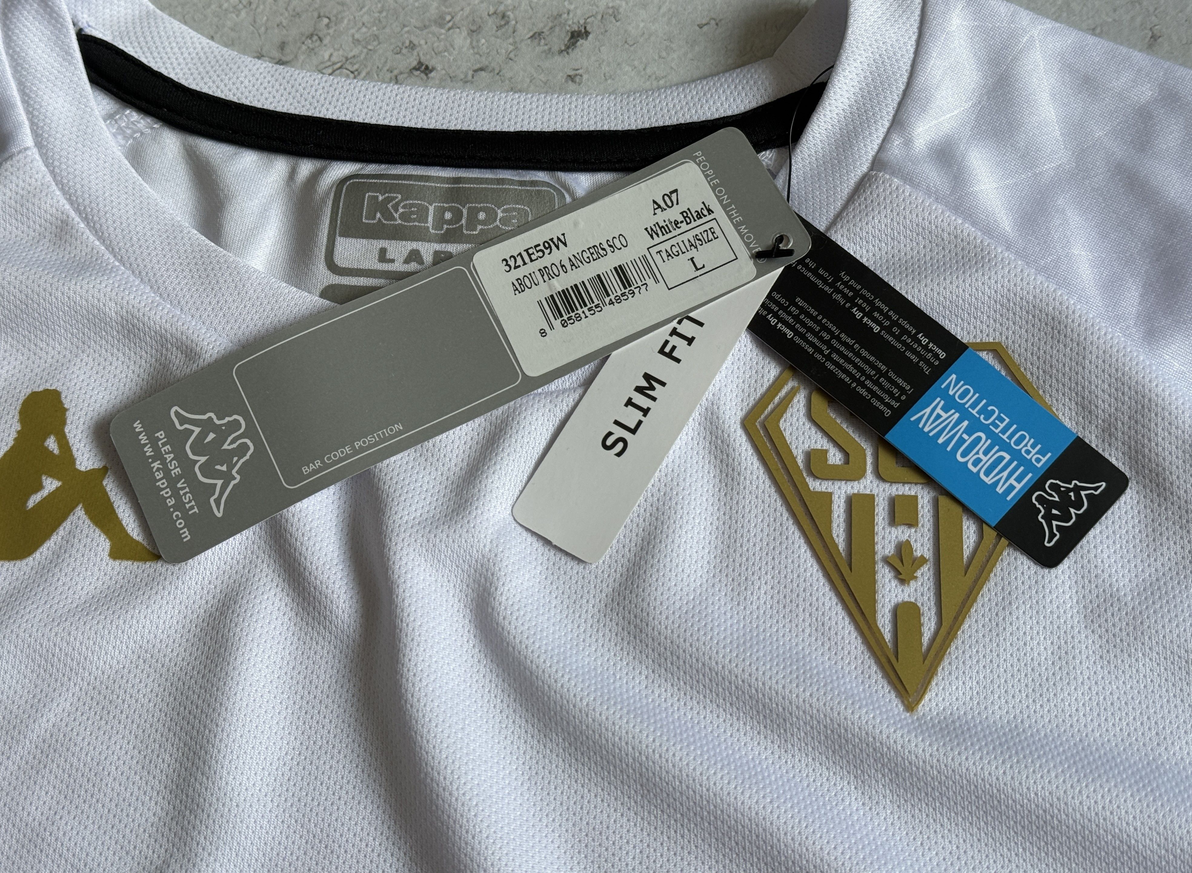 Kappa Angers SCO Football Soccer Shirt Jersey Kappa Men size L Size US L / EU 52-54 / 3 - 5 Thumbnail