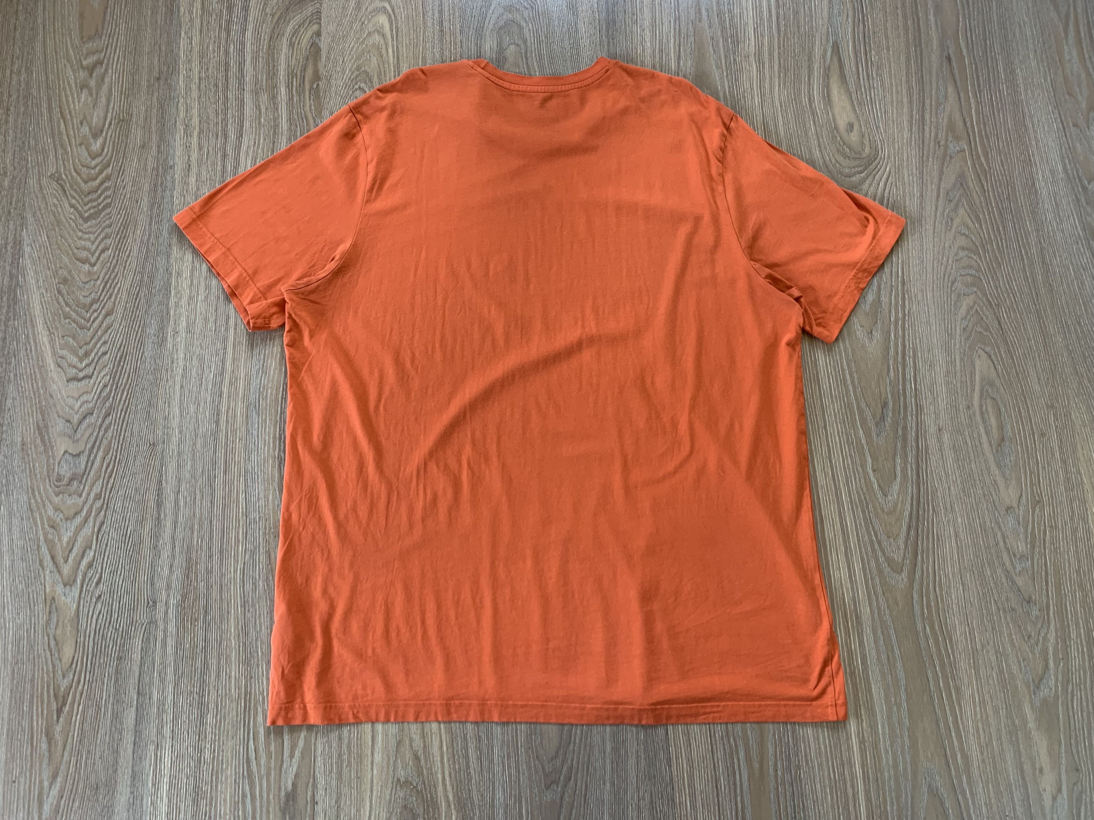 Adidas Adidas Cotton 3 Logo Orange T-Shirt Size US XXL / EU 58 / 5 - 3 Thumbnail
