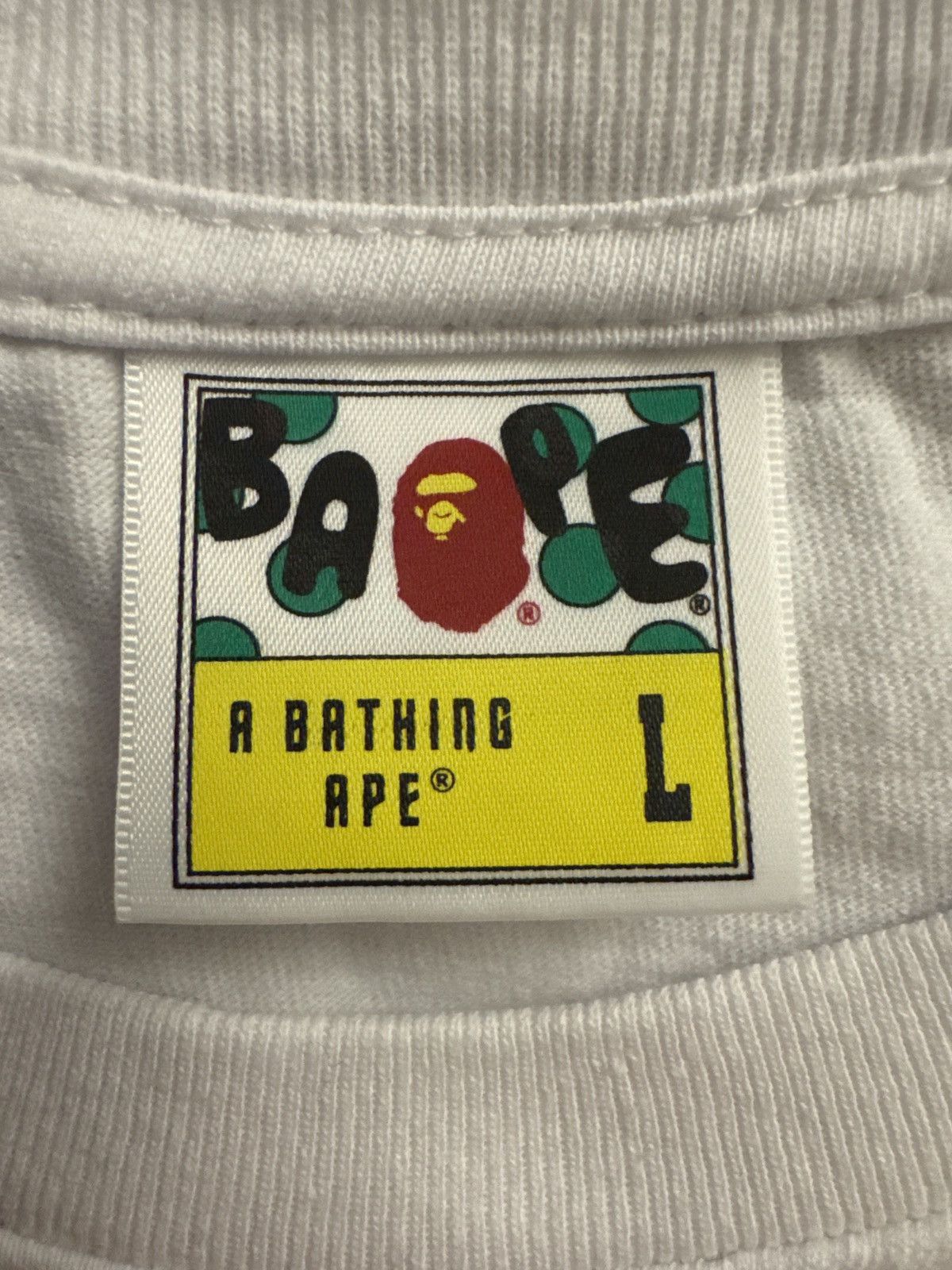 Bape Bape ABC Camo Japanese Letters Long Sleeve Tee Size US L / EU 52-54 / 3 - 11 Thumbnail