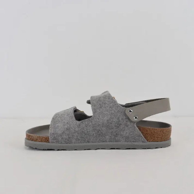 Birkenstock × Dior o1rshd1 Q:2 / Milano Sandal Felt in Grey Size US 11 / EU 44 - 3 Thumbnail