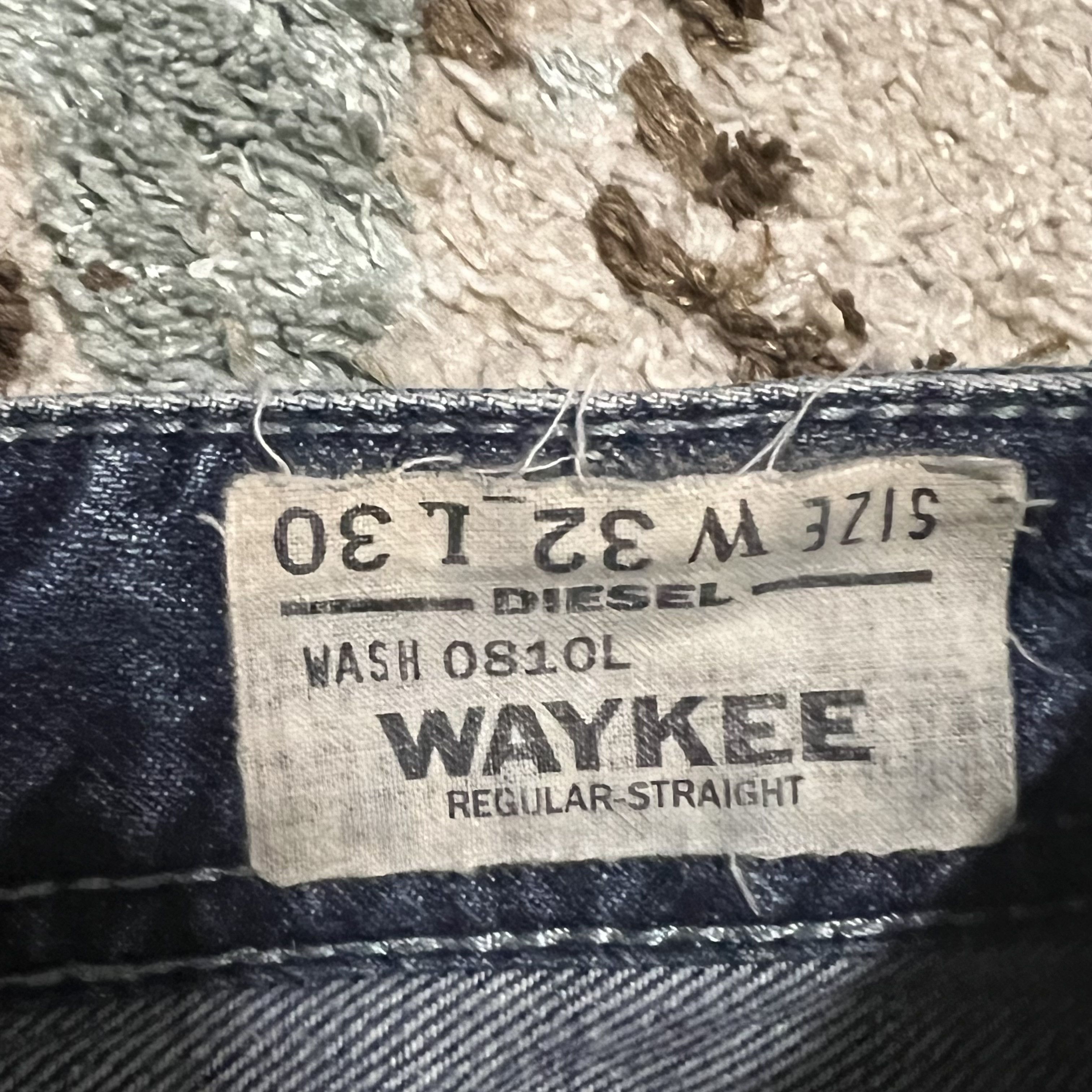 Diesel Diesel Industry Waykee Regular Straight Jeans 32x28 Size US 32 / EU 48 - 7 Thumbnail