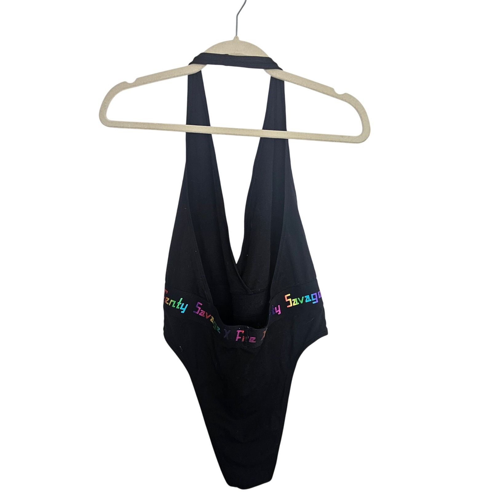 Fenty Savage X Fenty Womens Black One Piece Bodysuit Size M Thong Size M / US 6-8 / IT 42-44 - 6 Thumbnail