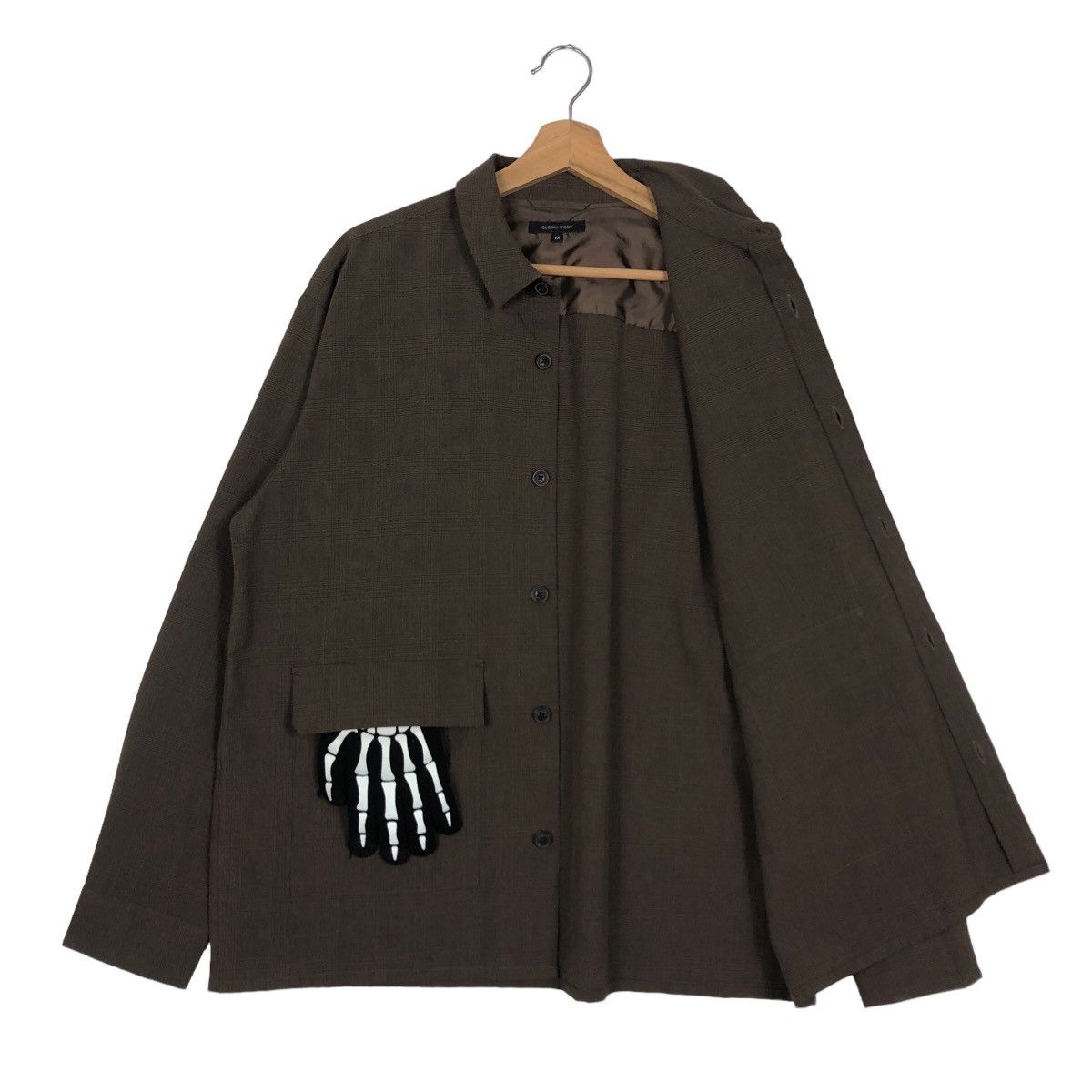 Issey Miyake 🔥90’s Herringbone Bomber Jacket Global Work Japan Made Size US M / EU 48-50 / 2 - 9 Thumbnail