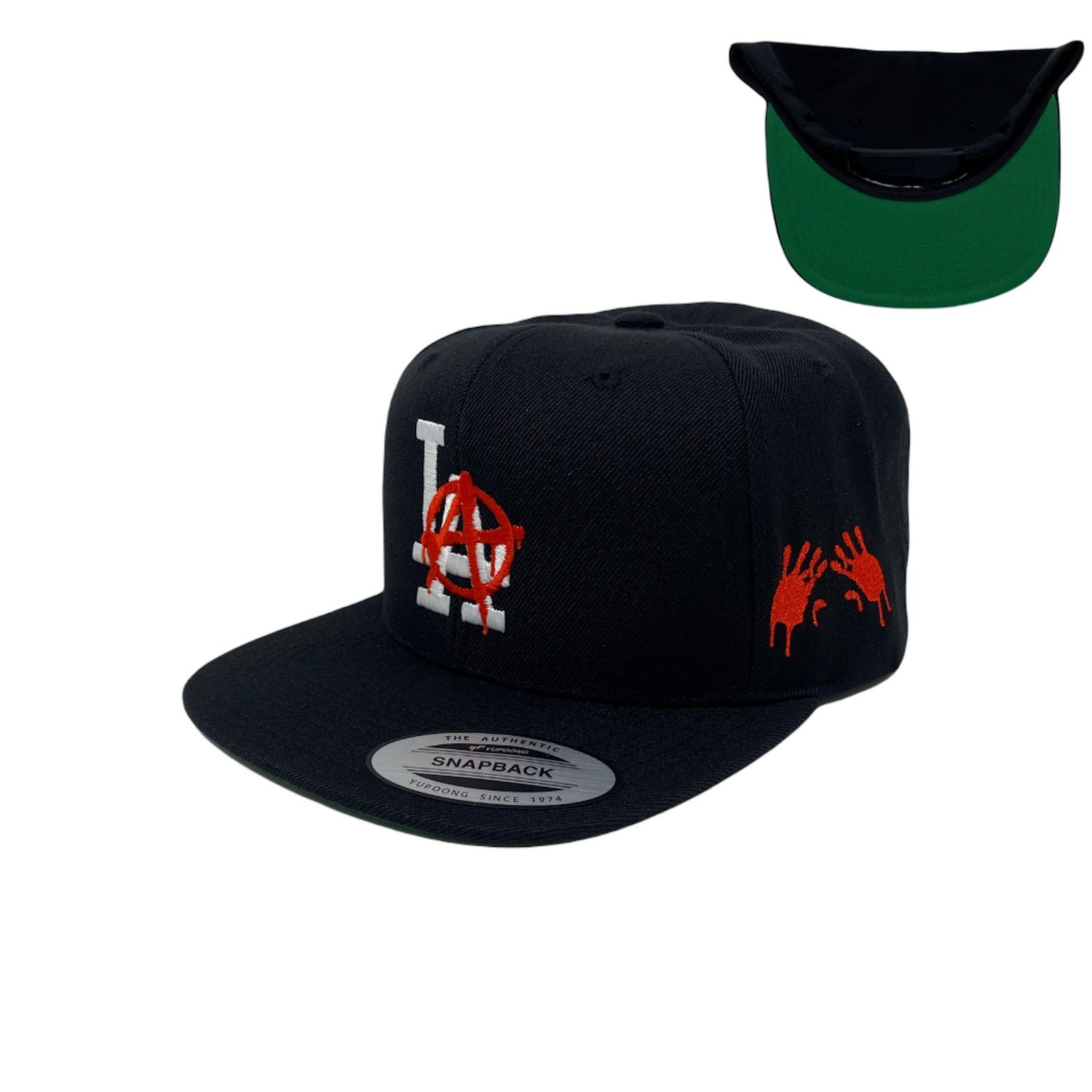 Other Los Angeles LA Anarchy Bloody Hands Snapback Hat Size ONE SIZE - 1 Thumbnail