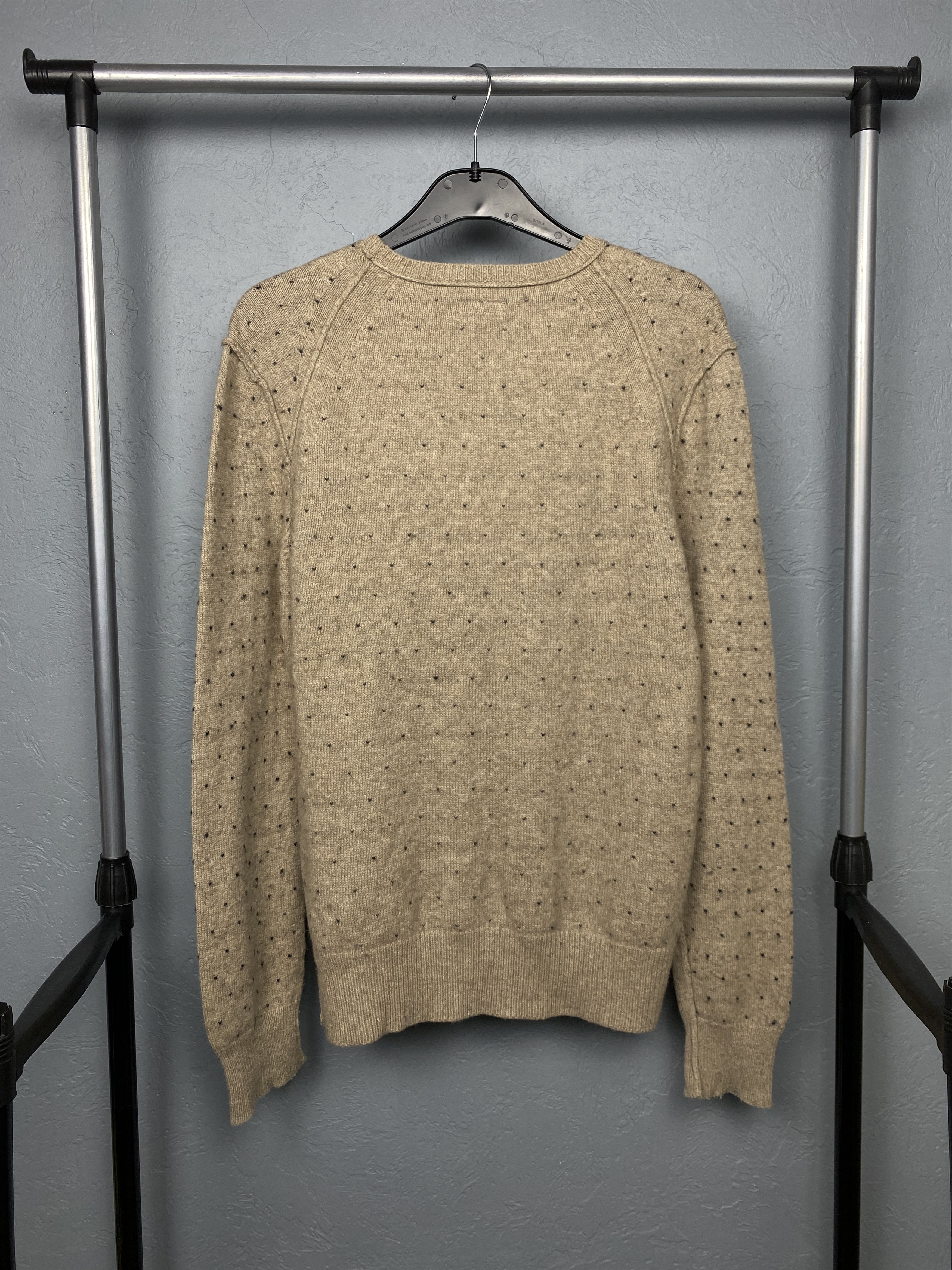 Allsaints × Vintage Allsaints Mens Hexen Wool Knit Crew Neck Sweater Size US L / EU 52-54 / 3 - 5 Thumbnail