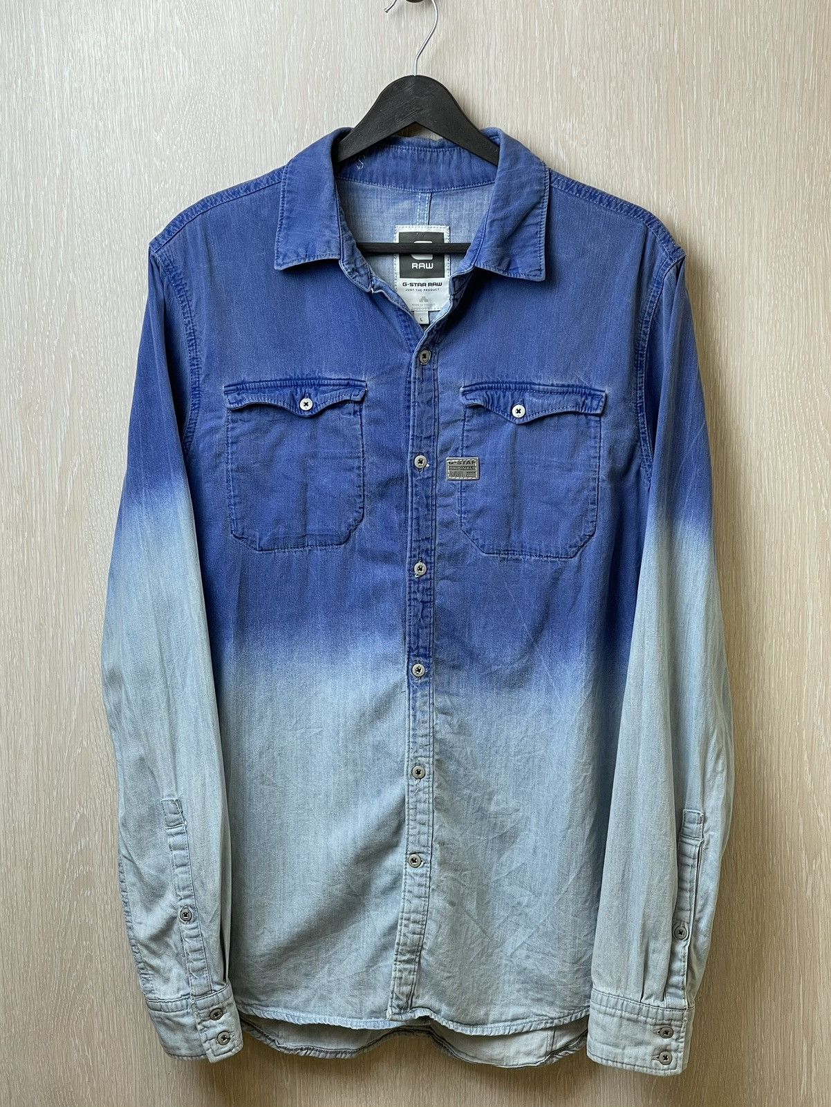 G-Star G-Star Raw Denim Shirt Size L Size US L / EU 52-54 / 3 - 1 Thumbnail