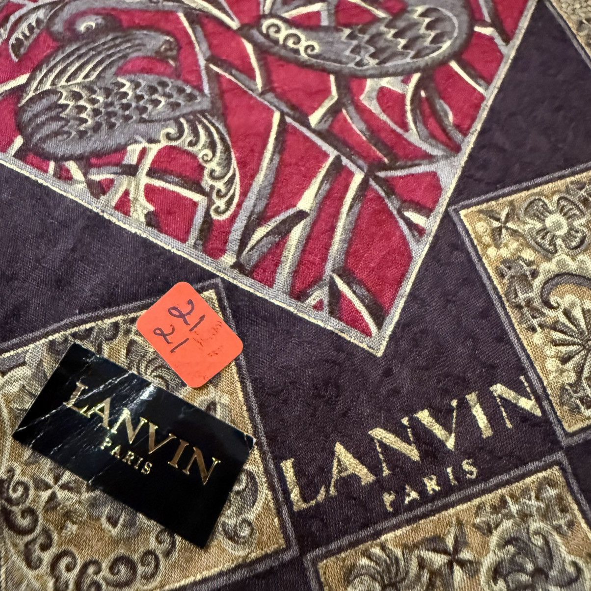 Lanvin 🔥Handkerchief | Neckerchief | Bandana | Pocket-square | Size ONE SIZE - 9 Thumbnail