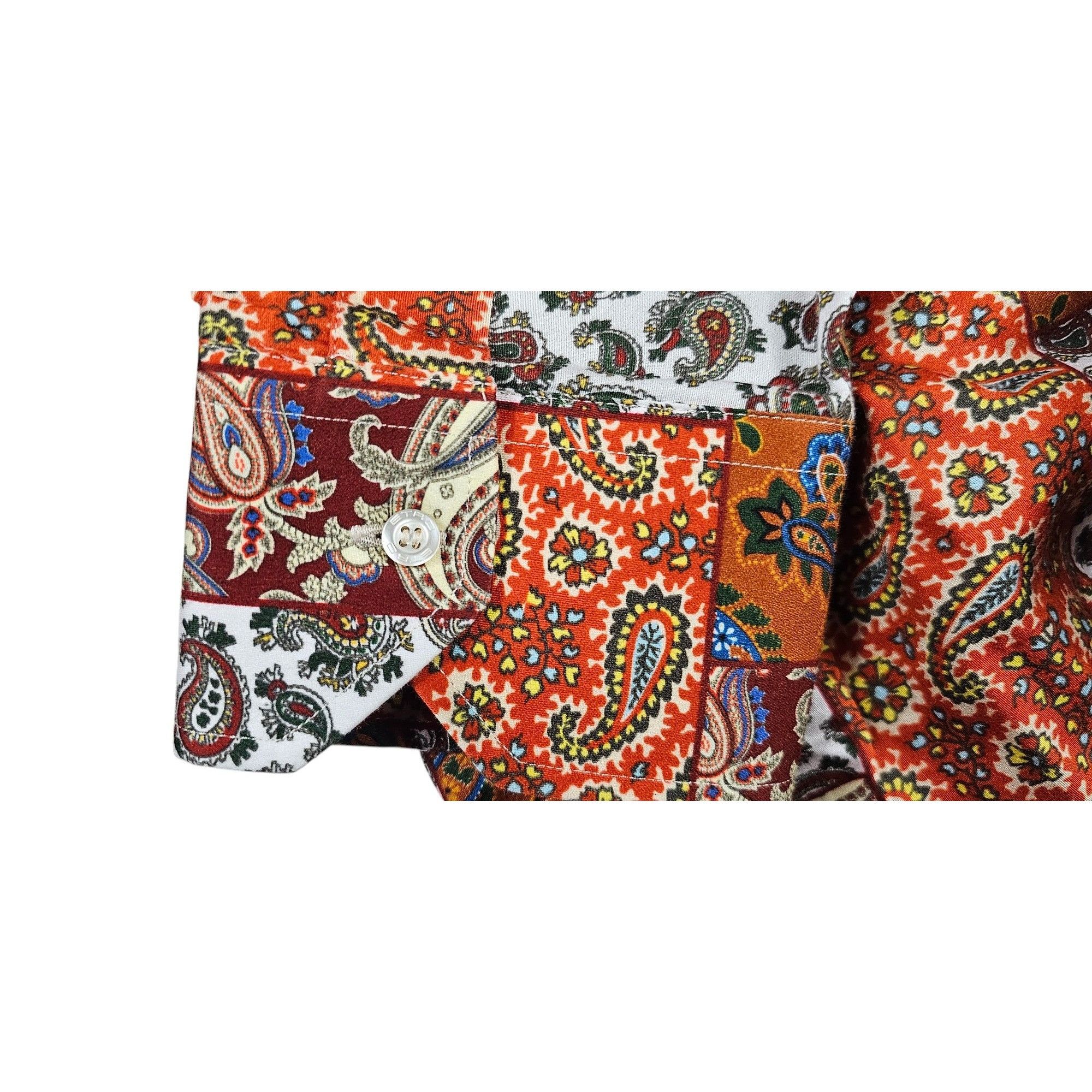 Etro Paisley Button-Down Shirt Size US XXL / EU 58 / 5 - 10 Thumbnail