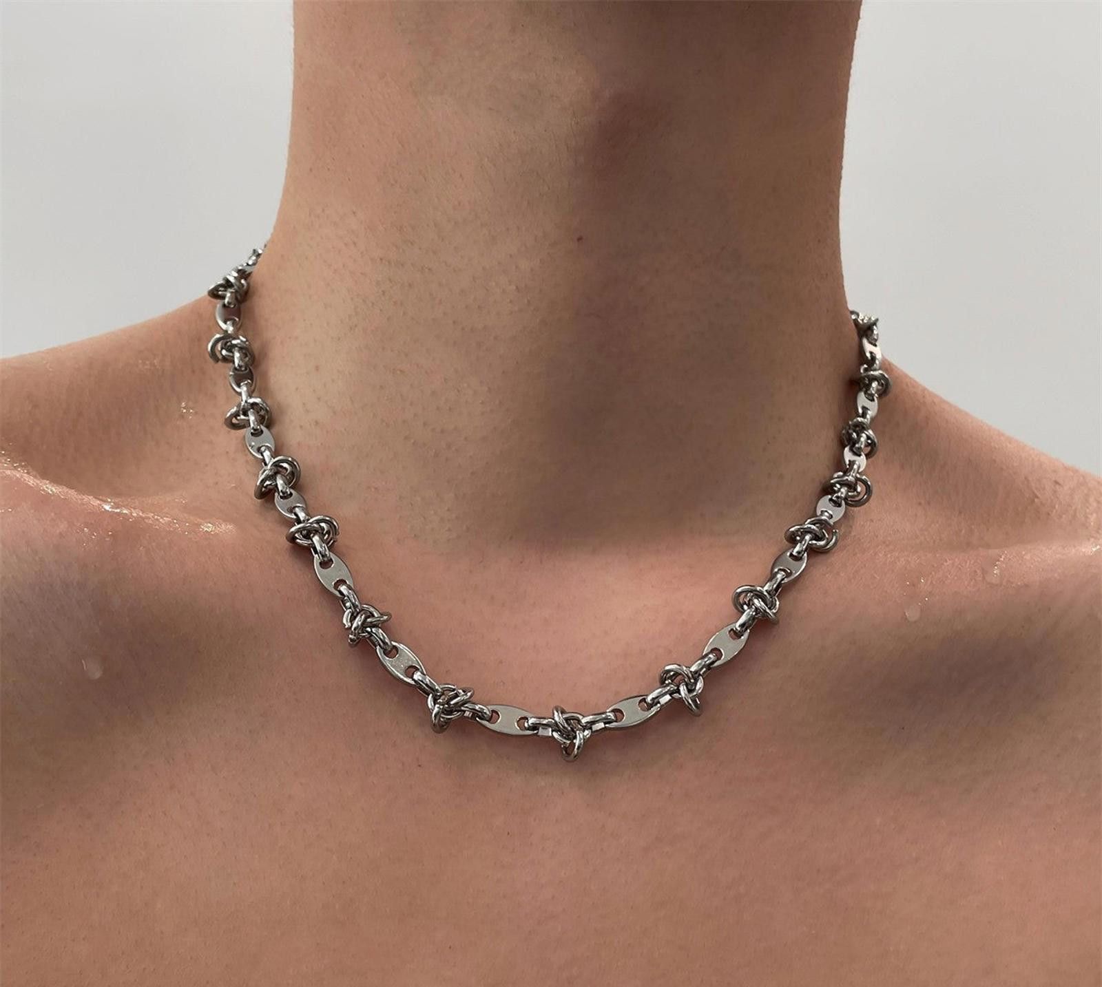 Jewelry Silver Chain Necklace Size ONE SIZE - 1 Thumbnail