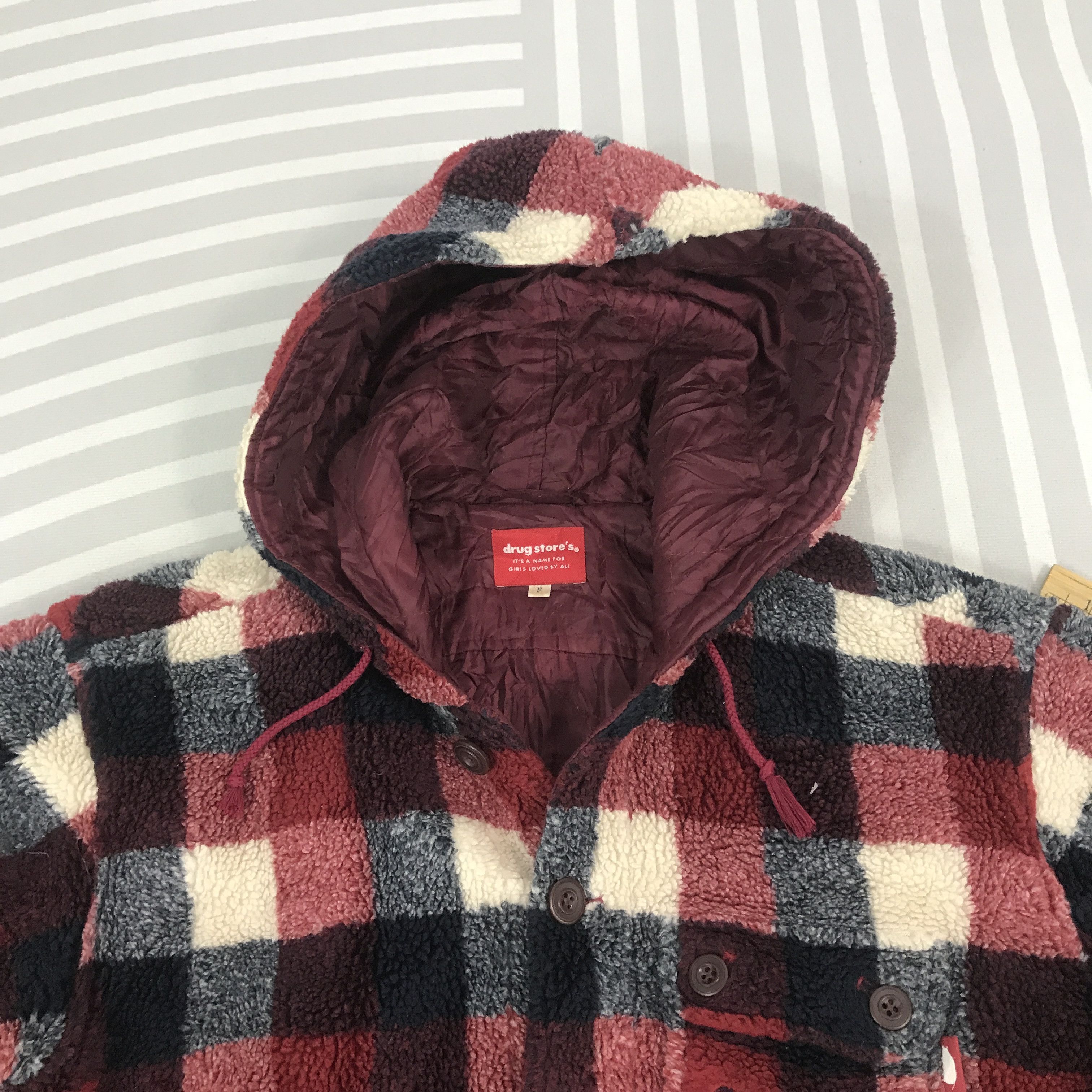 Japanese Brand × Vintage Vintage drug store's Sherpa multi pocket button jacket Size US L / EU 52-54 / 3 - 7 Thumbnail