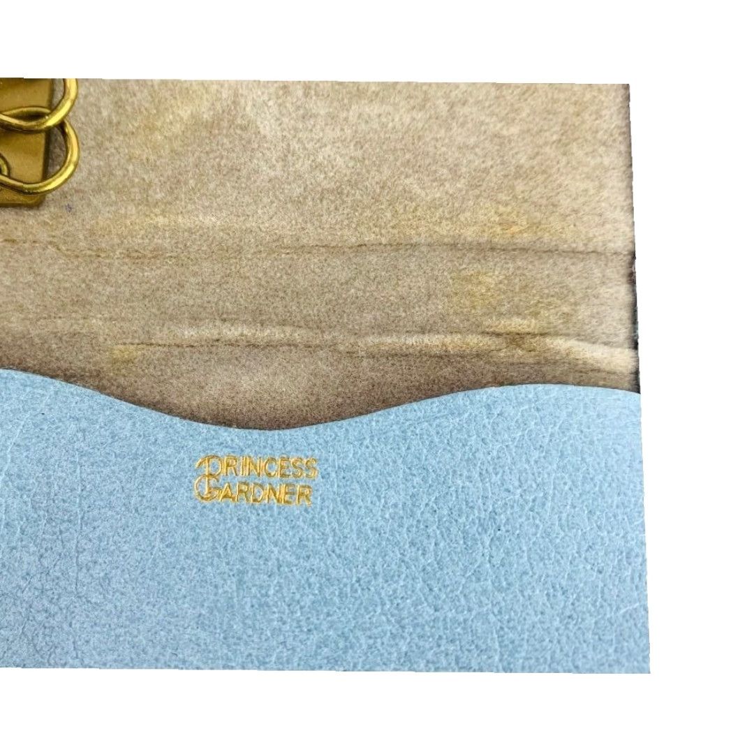 Vintage Princess Gardner Blue Key Holder Card Wallet Envelope Style Wallet 3.5" x 2" Blue Womens Mens Girls Size ONE SIZE - 6 Thumbnail