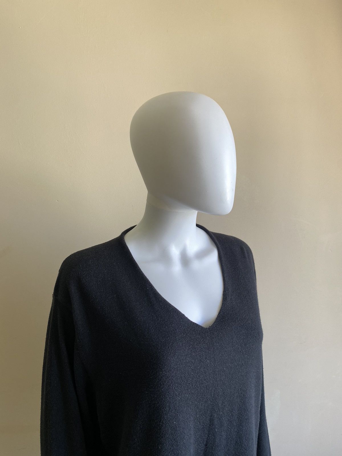 hannes roether Hannes Roether Black Avant Garde Long Sleeve Sweater Size XL Size XL / US 12-14 / IT 48-50 - 3 Thumbnail