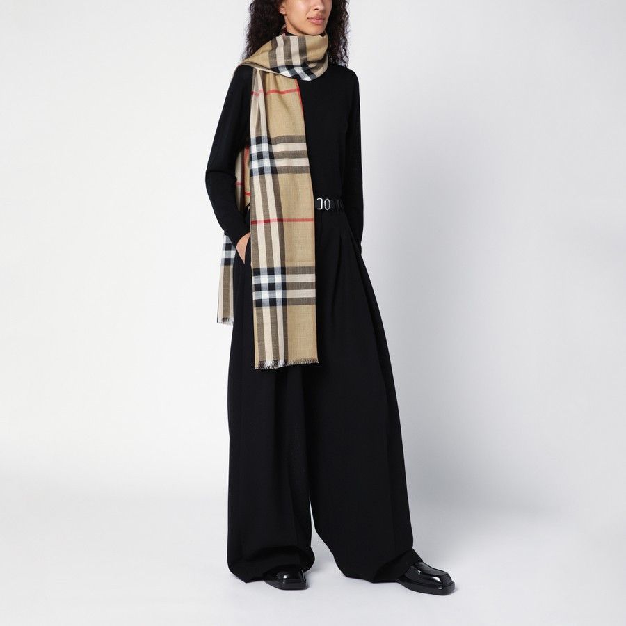 Burberry o1d2blof0824 Size : OS / Wool Scarf in Multicolor Size ONE SIZE - 2 Thumbnail