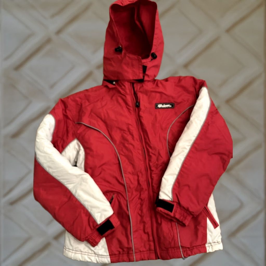 Vintage VINTAGE No Rules Snow Jacket S Teens Red White 90s Y2K Nylon Rain Coat Snowboard Skate Mens Womens Boys Girls Size US S / EU 44-46 / 1 - 1 Thumbnail