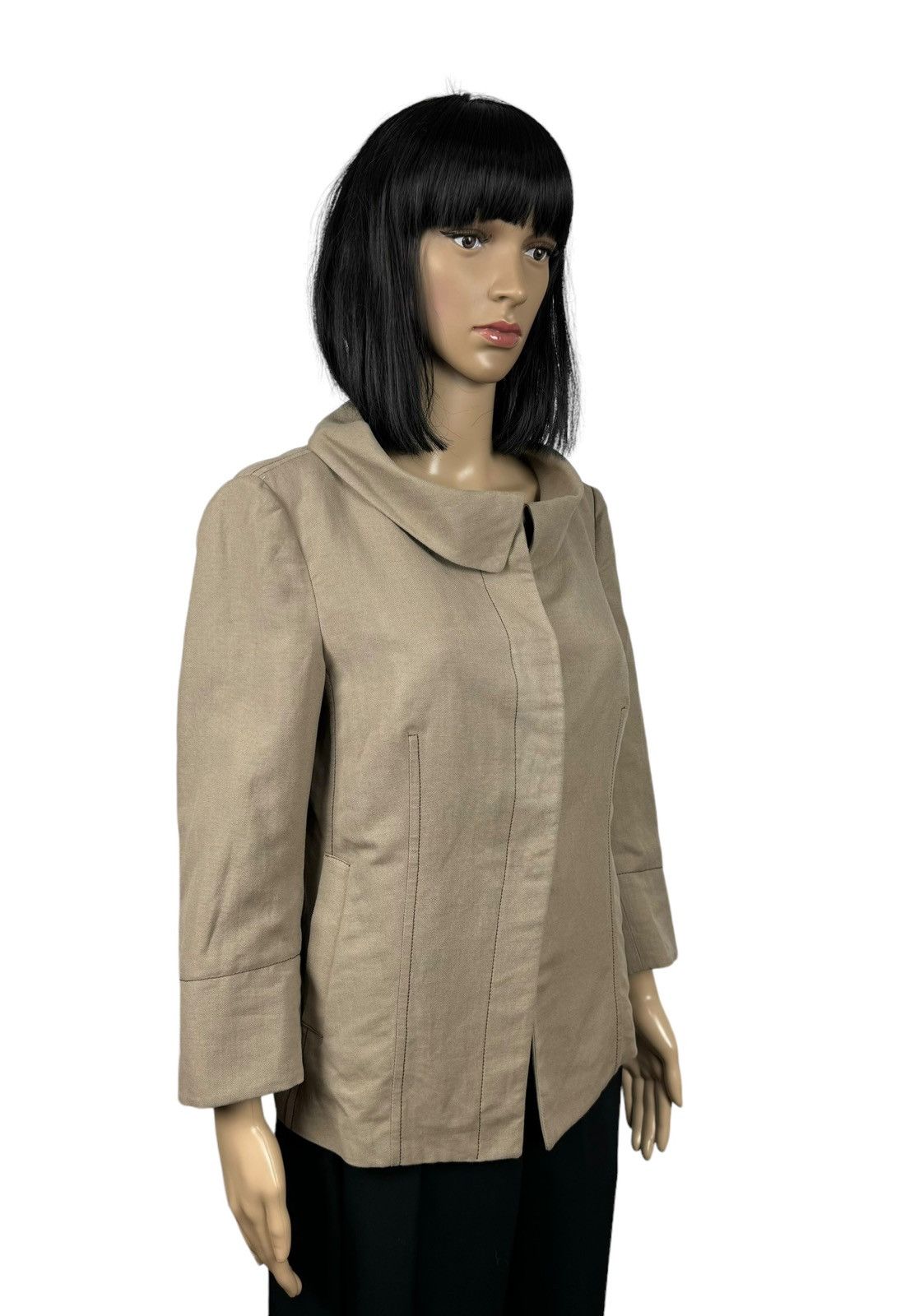 Brunello Cucinelli Brunello Cucinelli Jacket Linen-Cotton 3/4 Sleeve size 44 Size M / US 6-8 / IT 42-44 - 3 Thumbnail